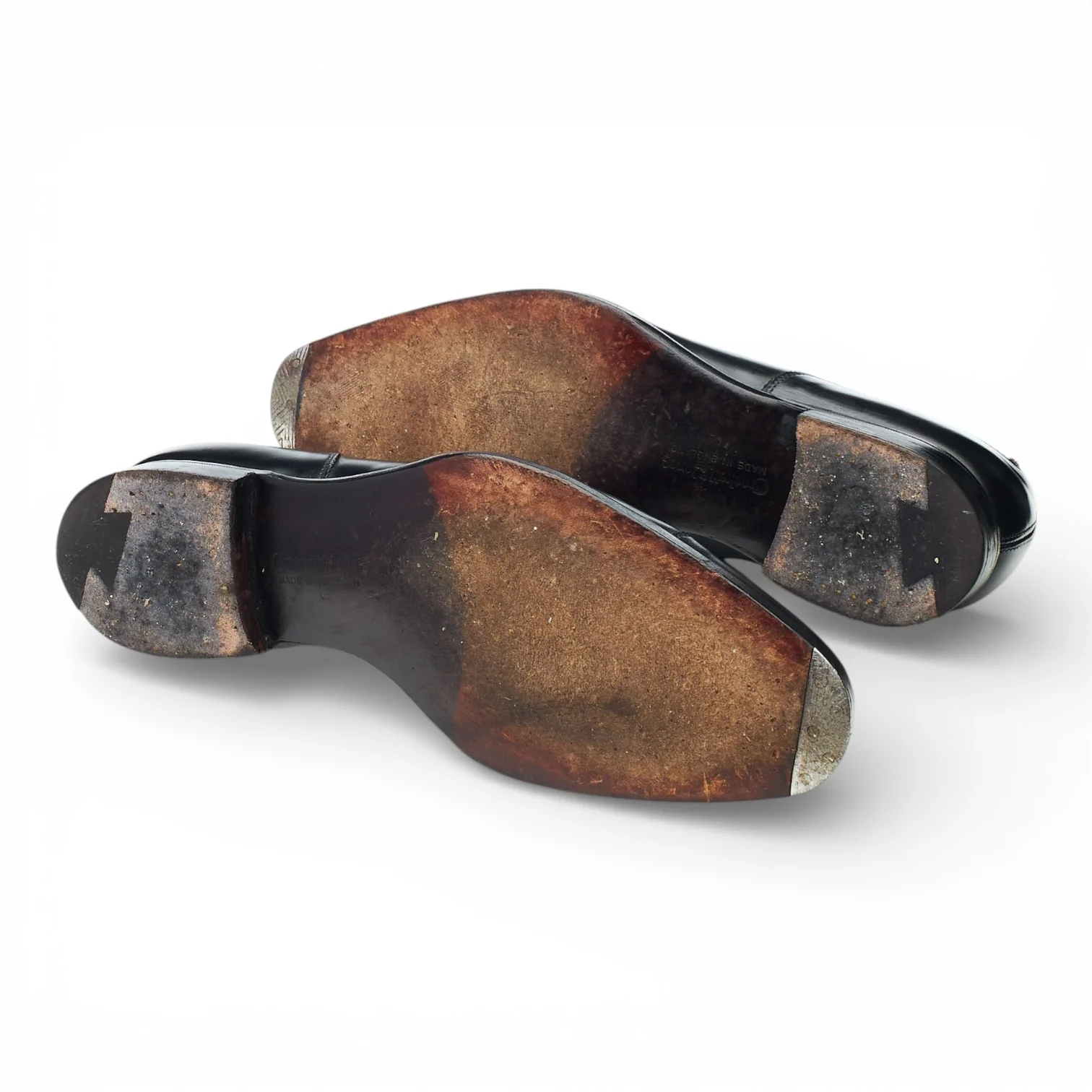'Egerton' Black Leather Oxford UK 7.5 E - Image 5
