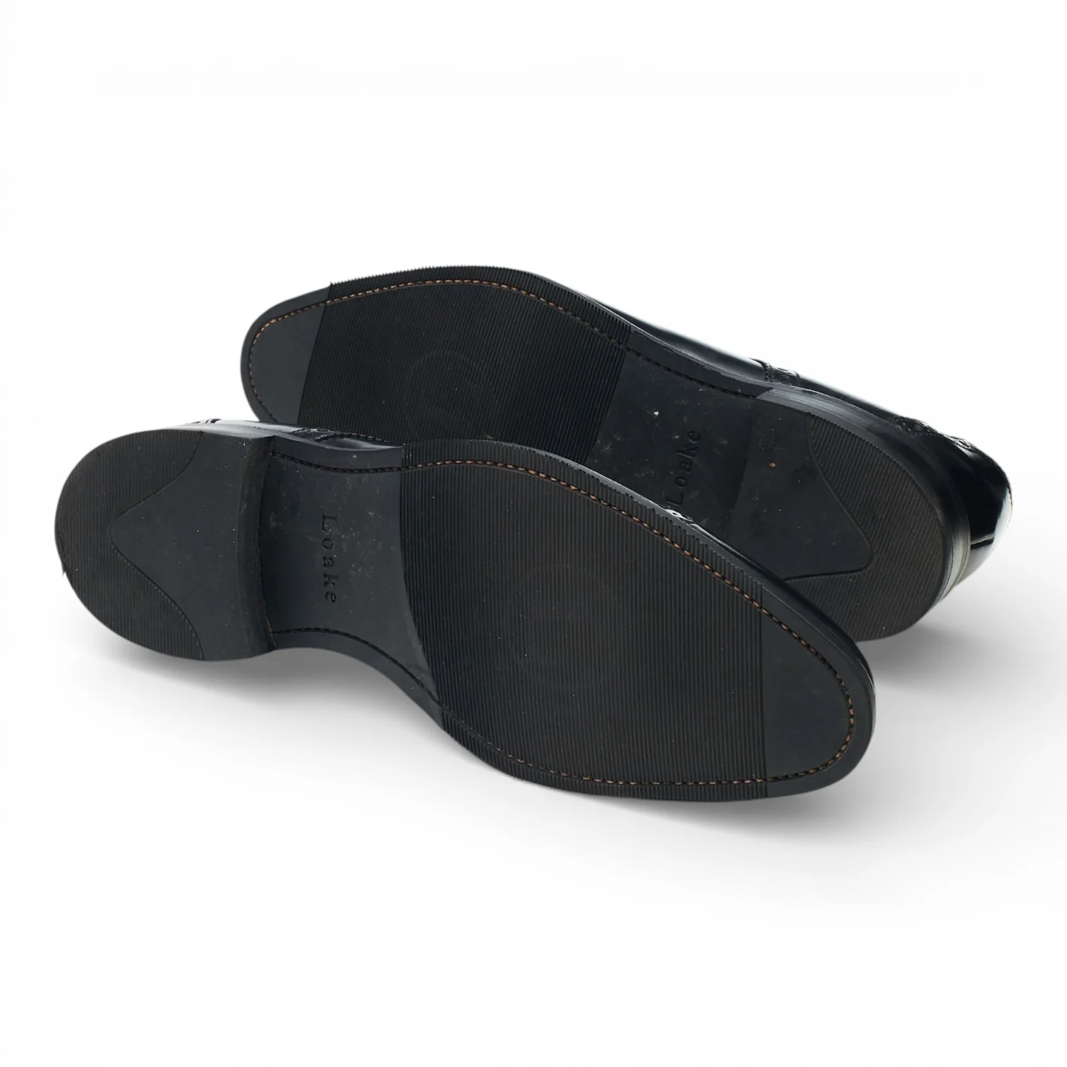 'Eldon' Black Leather Derby Brogues UK 9 F - Image 5