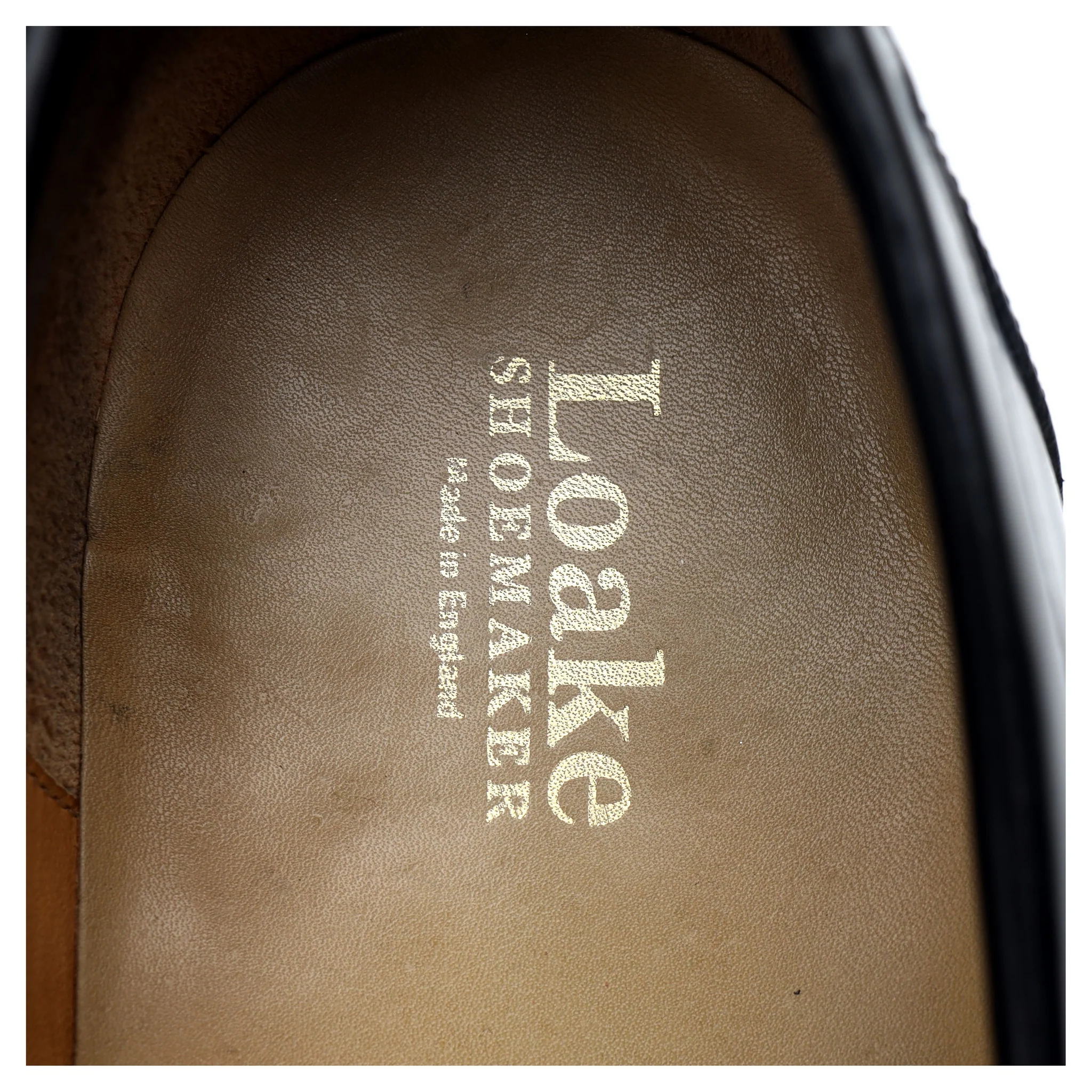 'Eton' Black Leather Loafers UK 10 F - Image 12