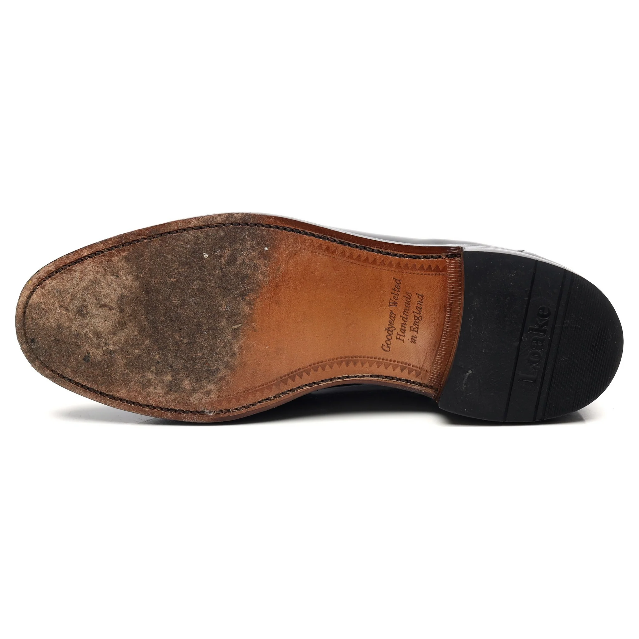 'Eton' Black Leather Loafers UK 9 F - Image 10