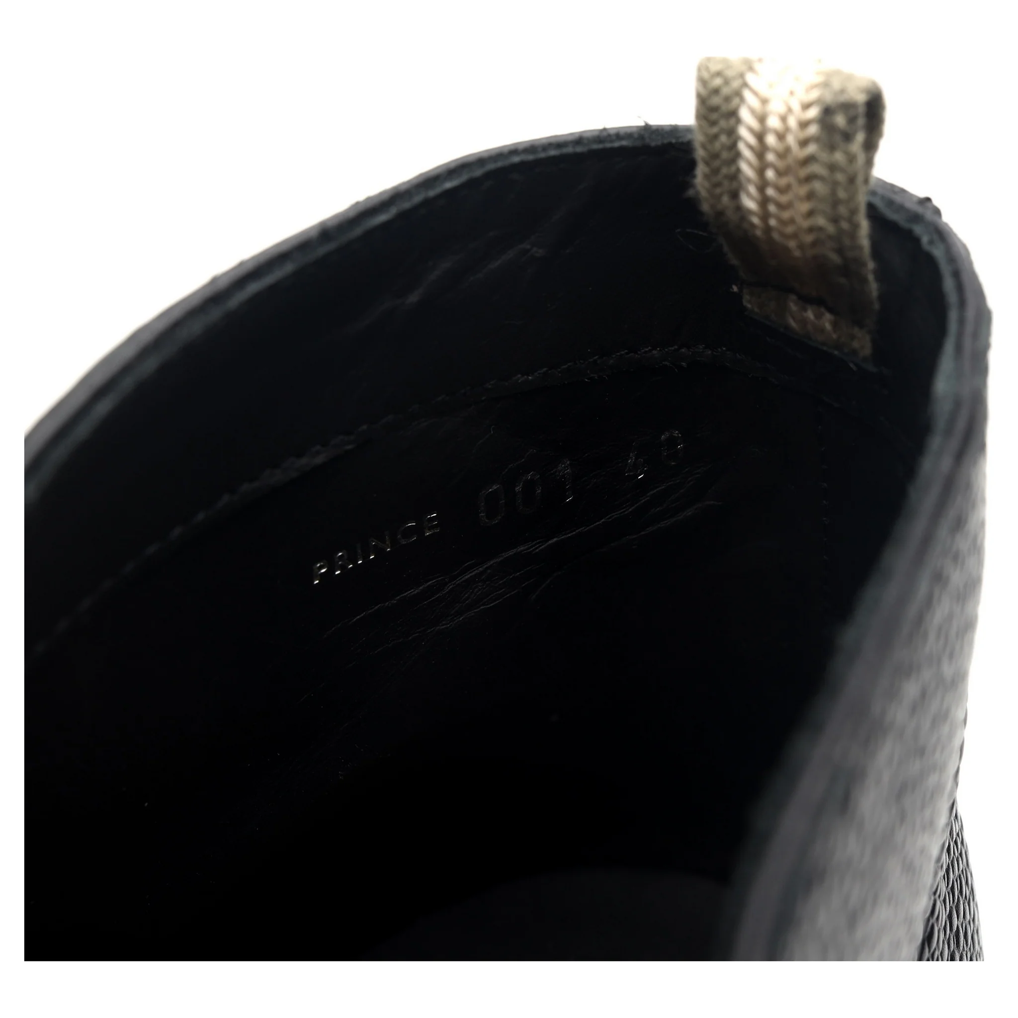 Black Leather Chukka Boots UK 6 EU 40 - Image 13