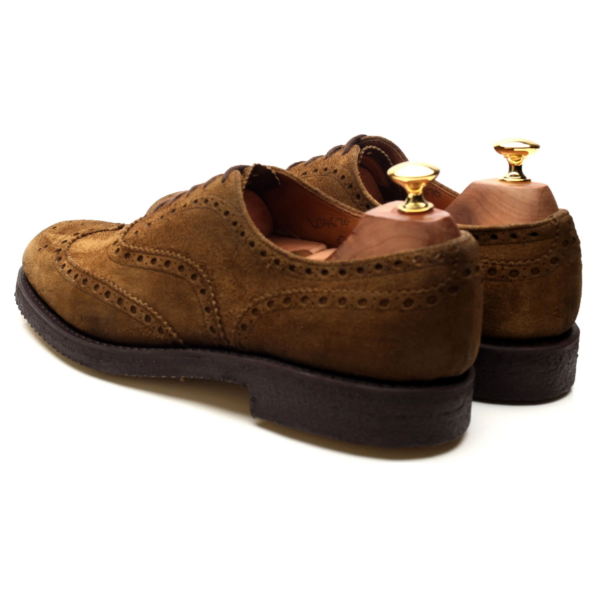'Fairfield' Sand Brown Suede Brogues UK 9 F - Image 3