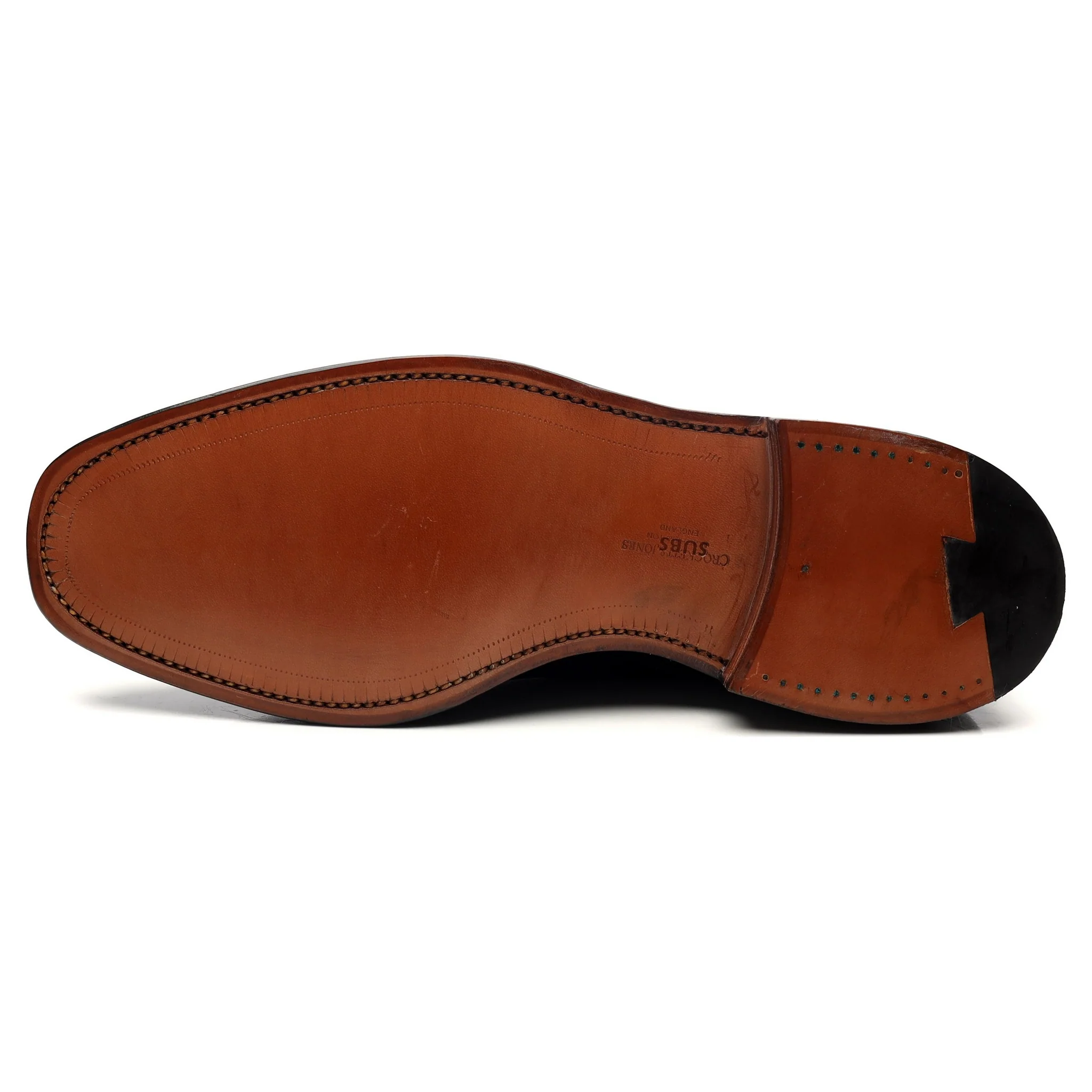 'Falmouth' Black Leather Derby Split Toe UK 10.5 E - Image 10