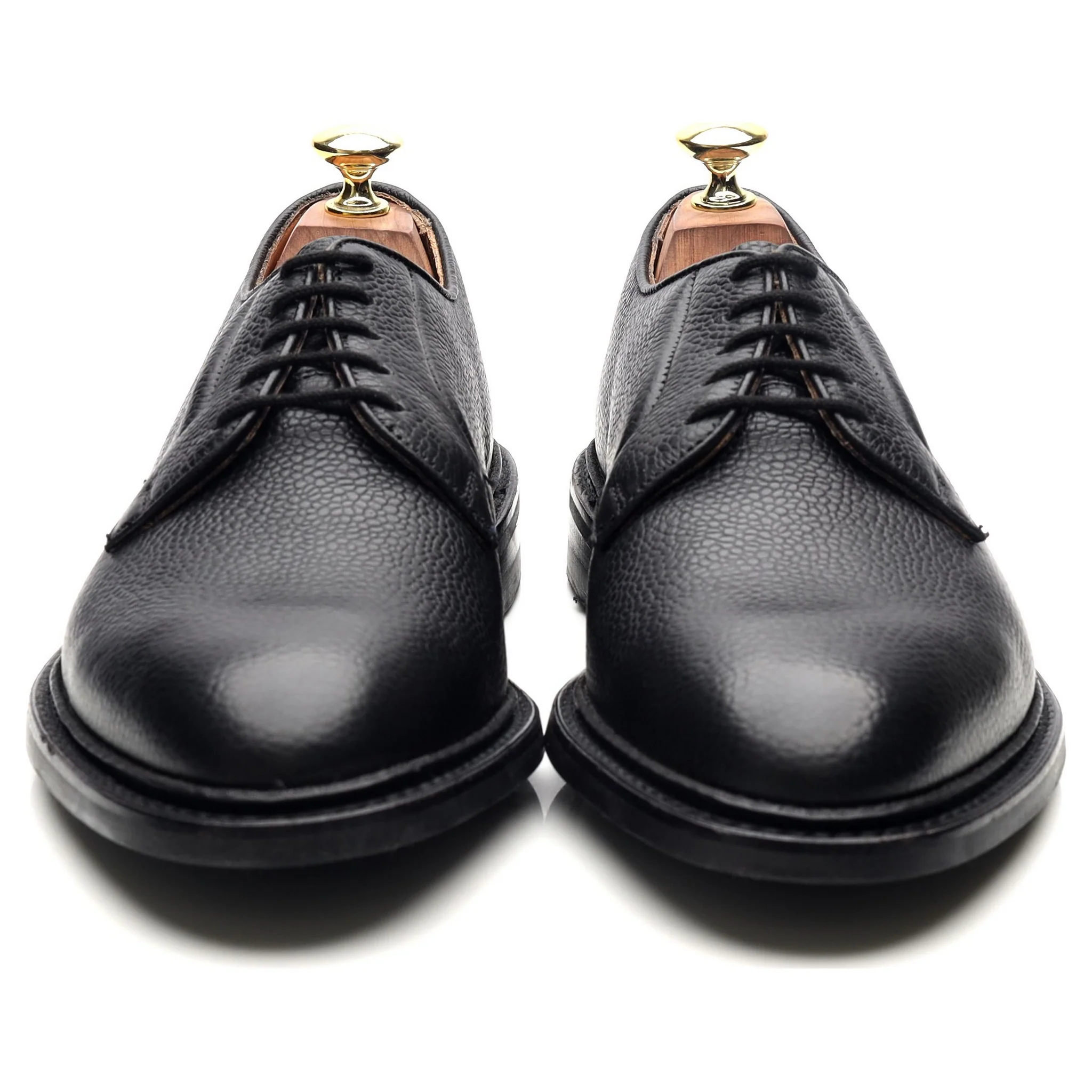 'Fenwick' Black Leather Derby UK 7 - Image 8