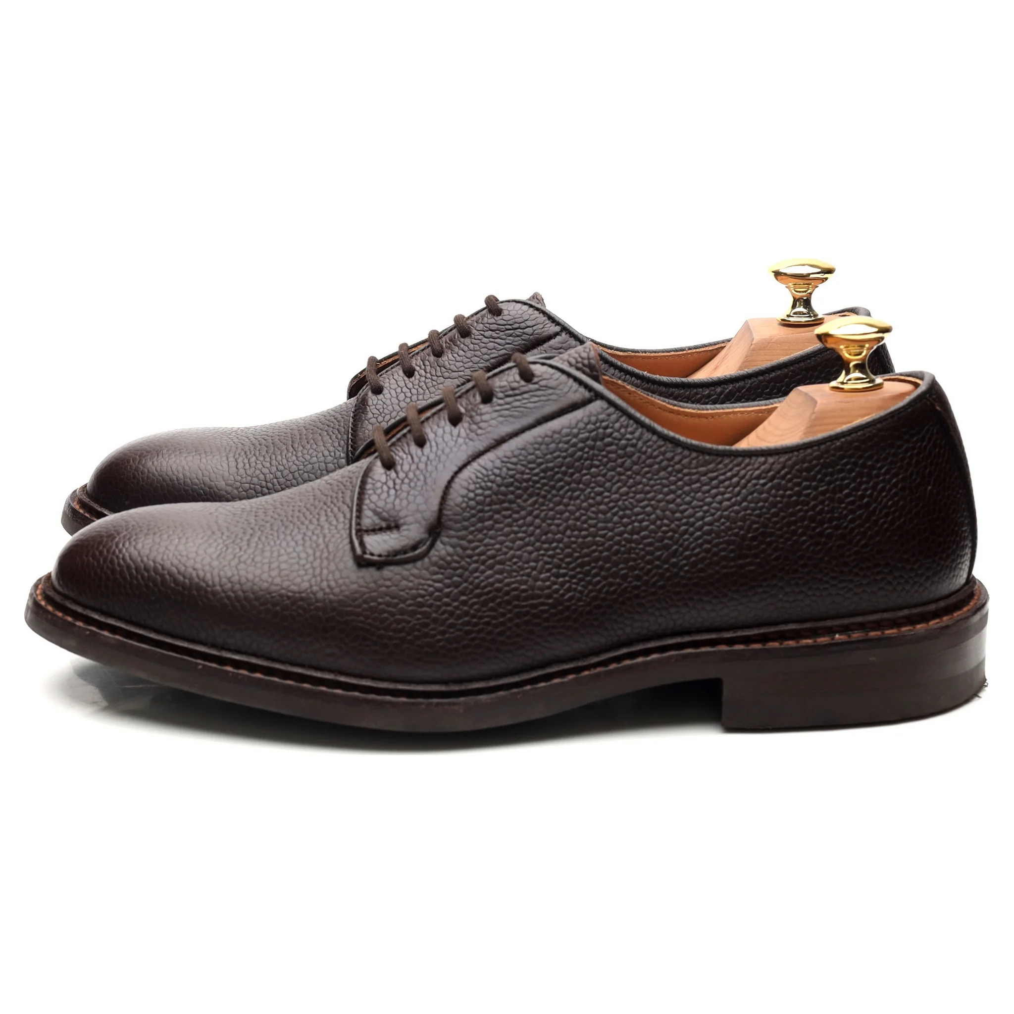 'Fenwick' Dark Brown Leather Derby UK 7 - Image 2