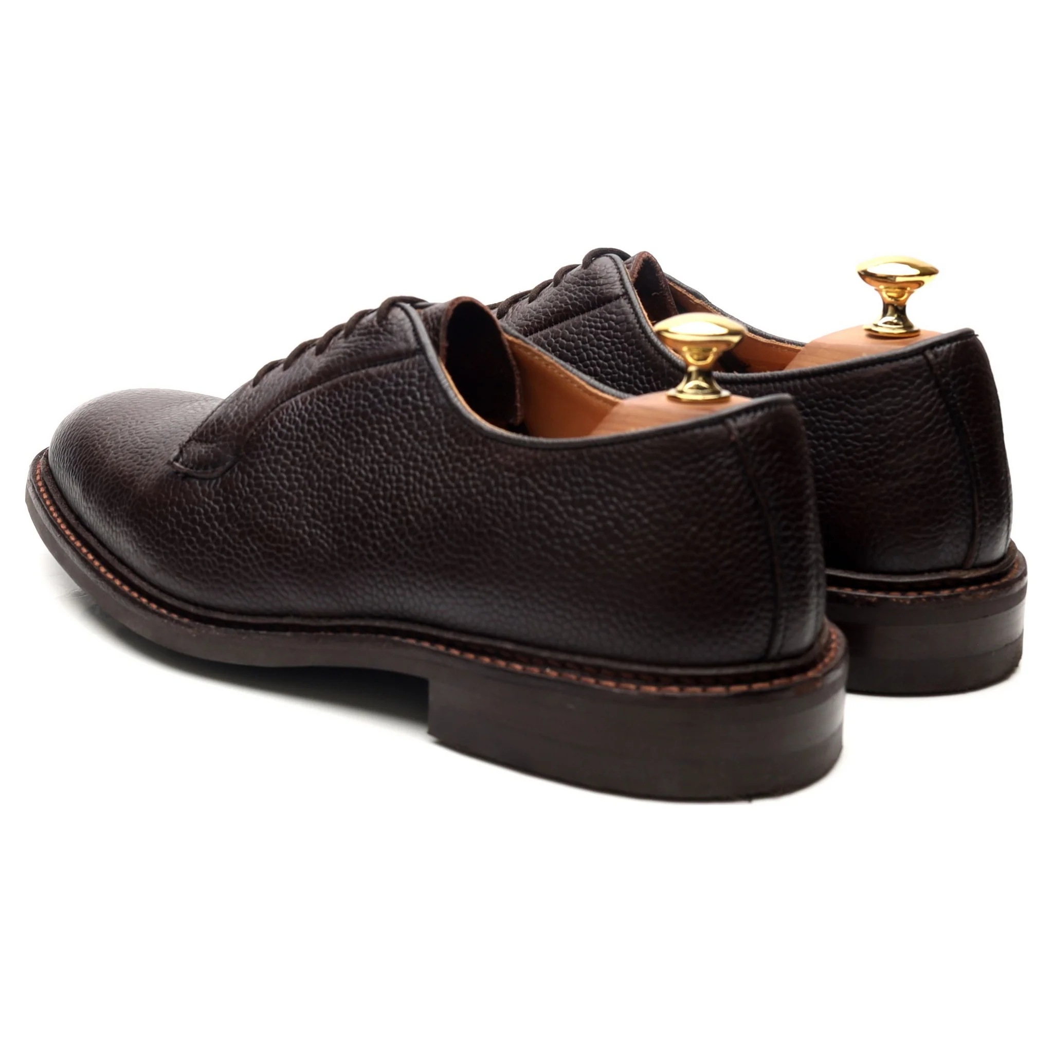 'Fenwick' Dark Brown Leather Derby UK 7 - Image 3