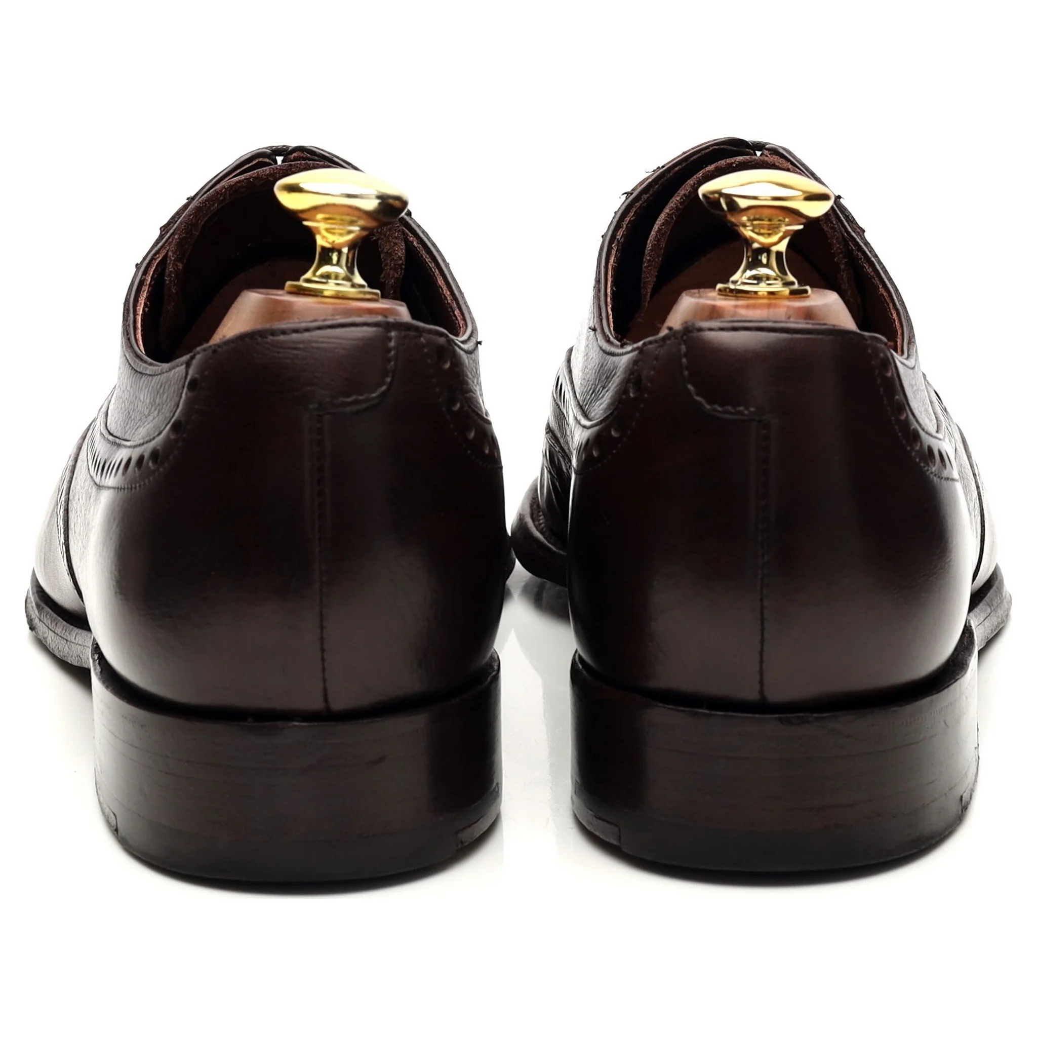 'Flore' Dark Brown Leather Oxford Brogue UK 7.5 G - Image 4