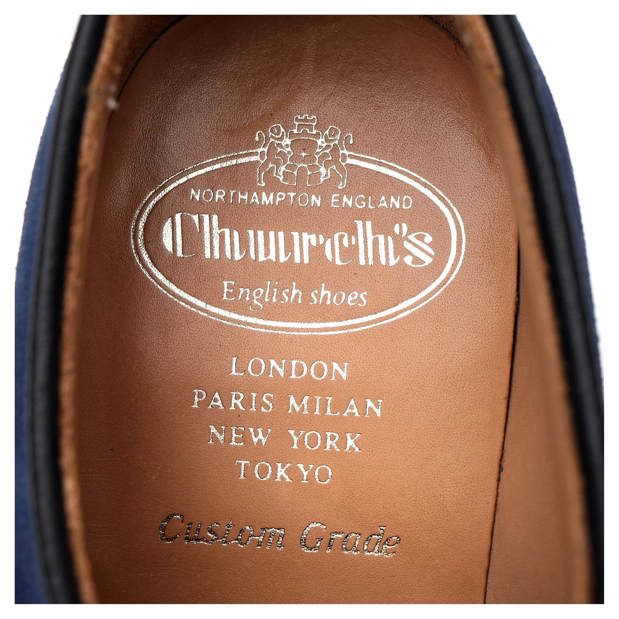 'Fulbeck' Blue Suede Derby UK 6.5 G - Image 6