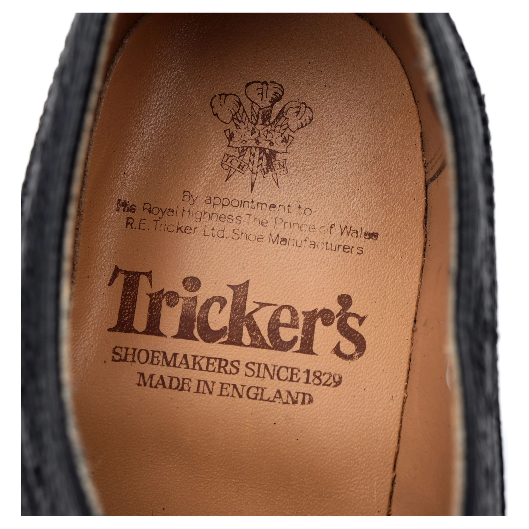 'Fulton' Black Leather Derby Brogues UK 7 - Image 12