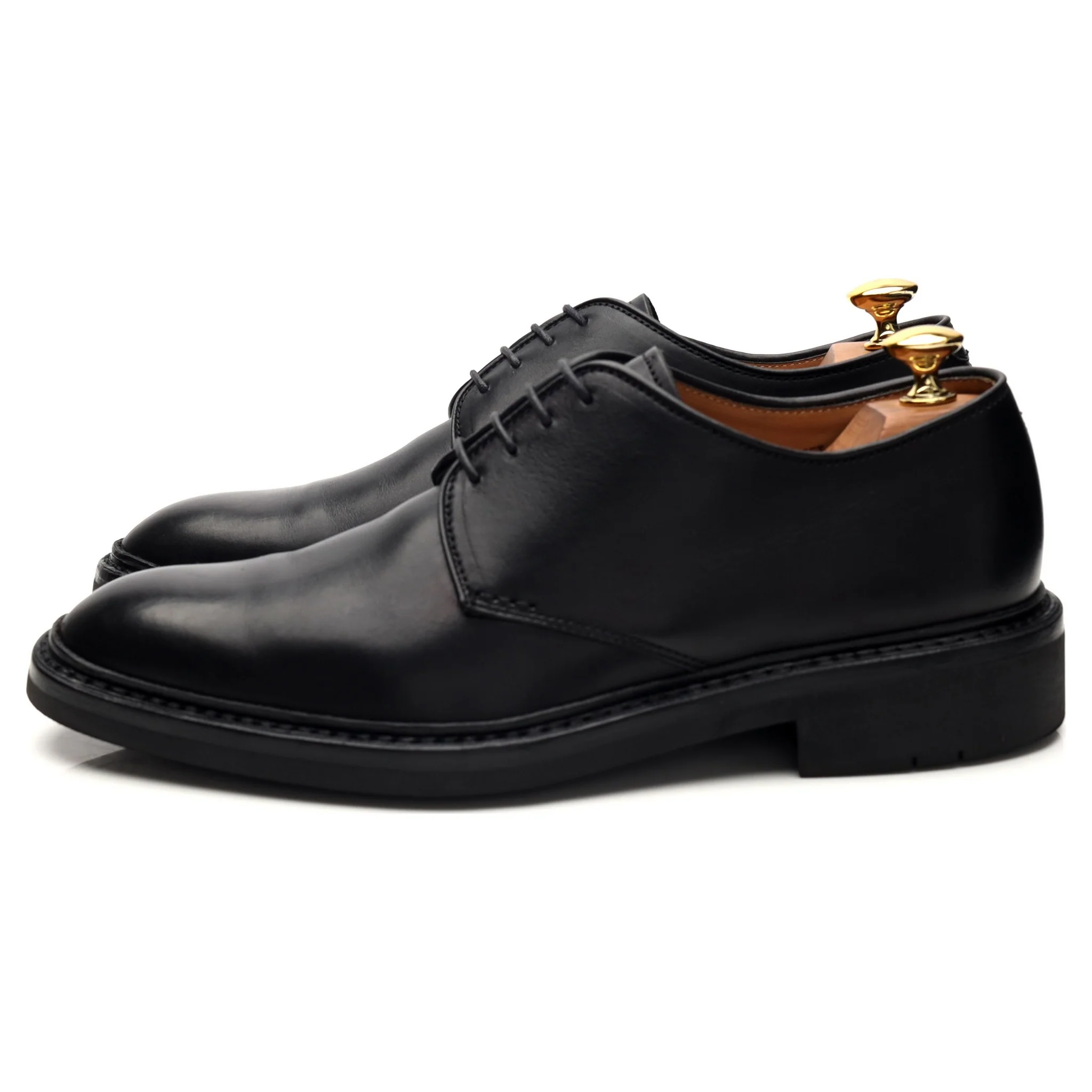 'Fustet' Black Leather Derby UK 6.5 - Image 3
