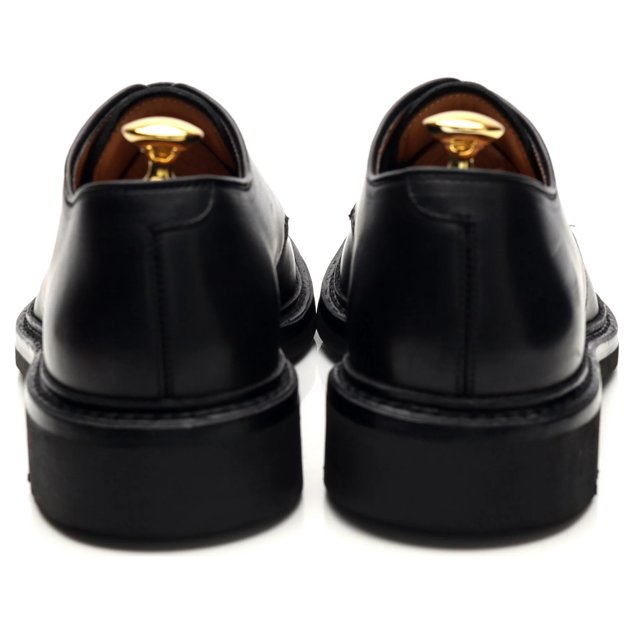 'Fustet' Black Leather Derby UK 6.5 - Image 4