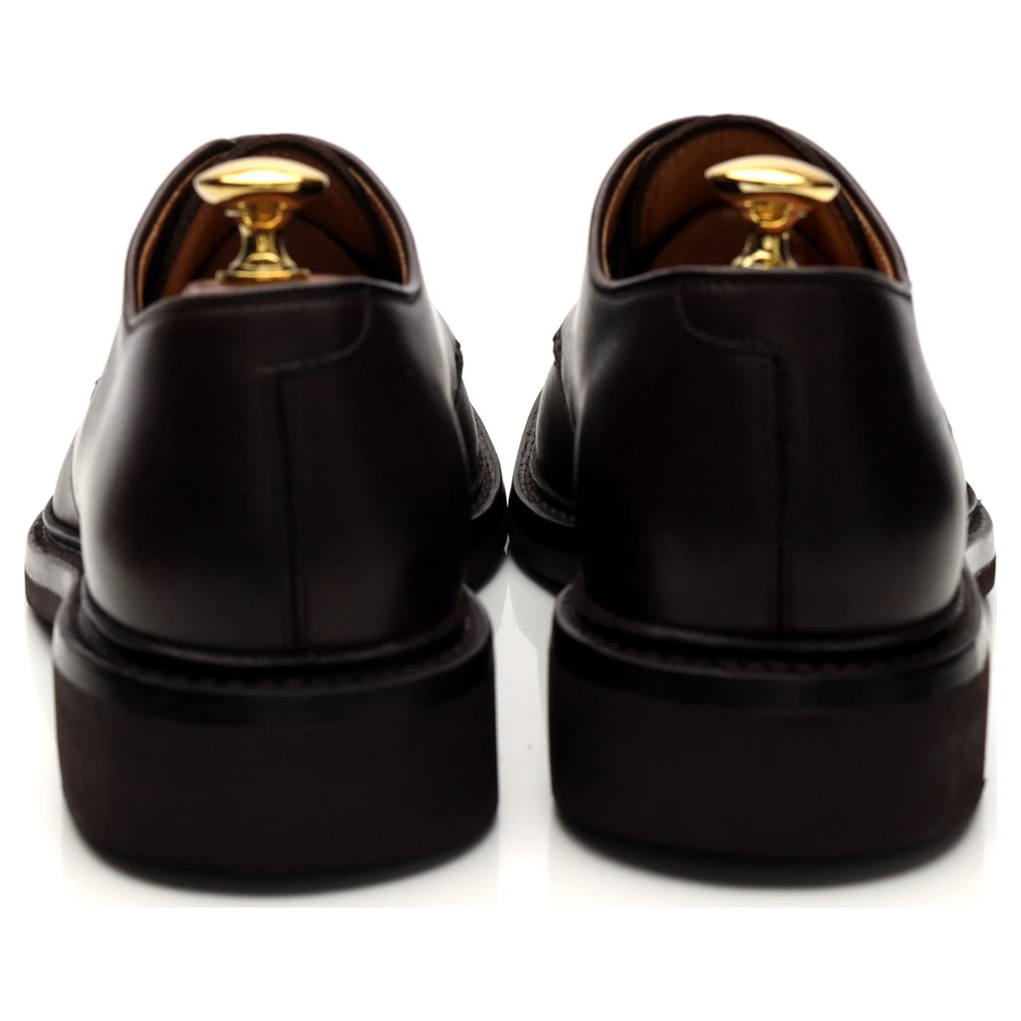'Fustet' Dark Brown Leather Derby UK 6.5 - Image 4