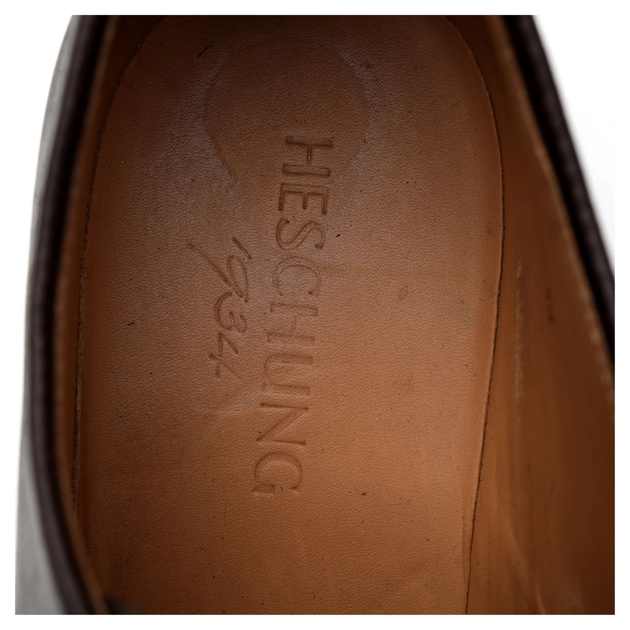 'Fustet' Dark Brown Leather Derby UK 6.5 - Image 6