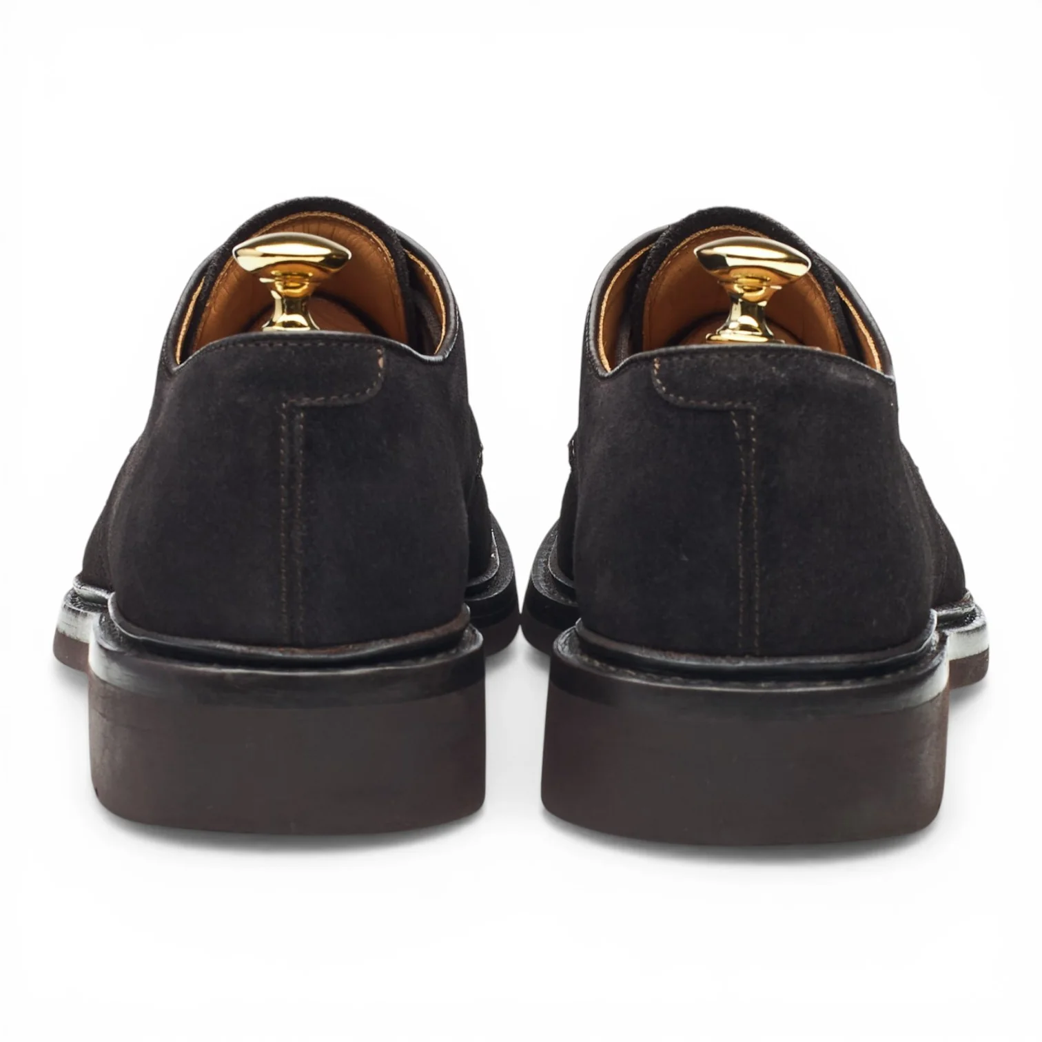 'Fustet' Dark Brown Suede Derby UK 6.5 - Image 4