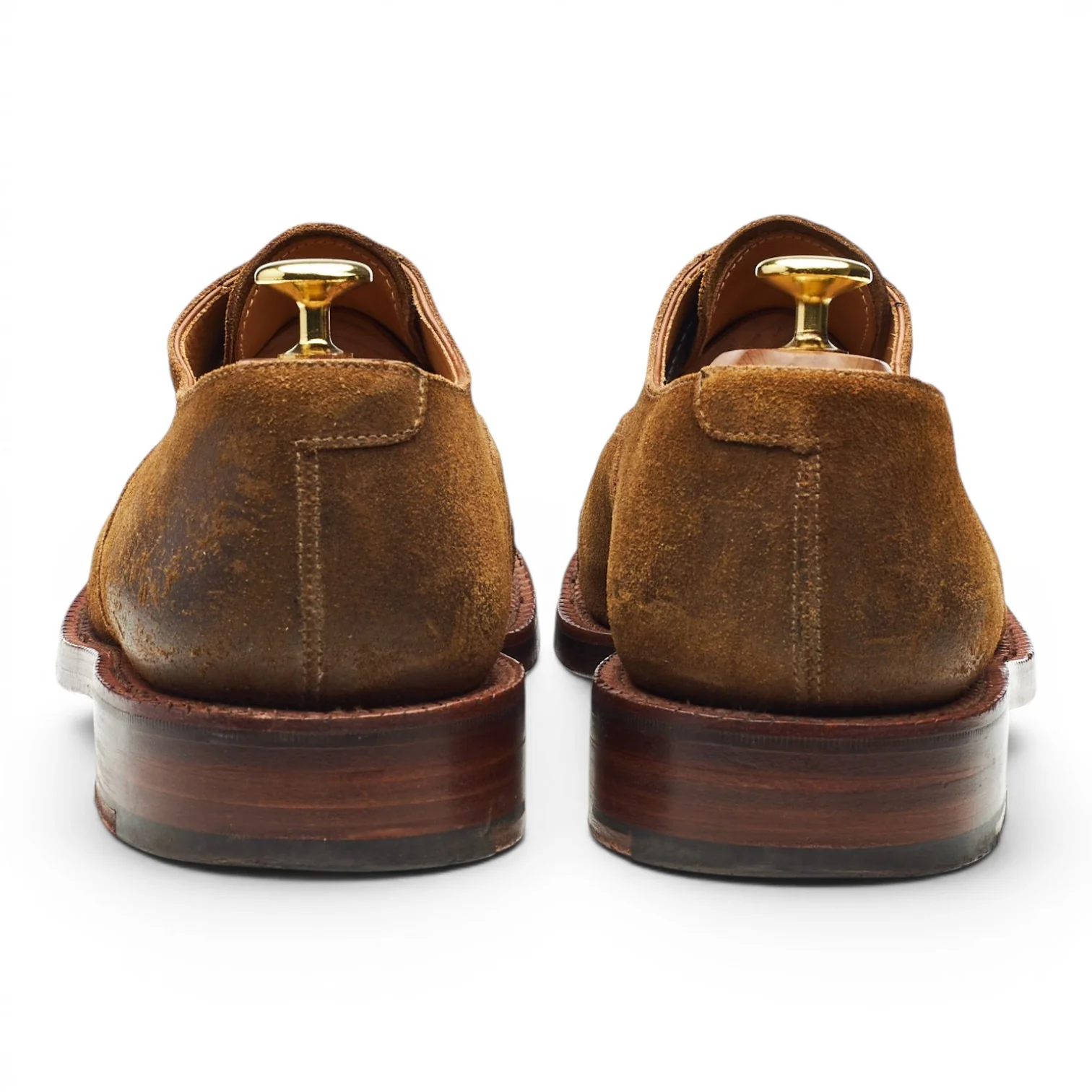 G:One Brown Waxed Suede Oxford UK 8 G - Image 4