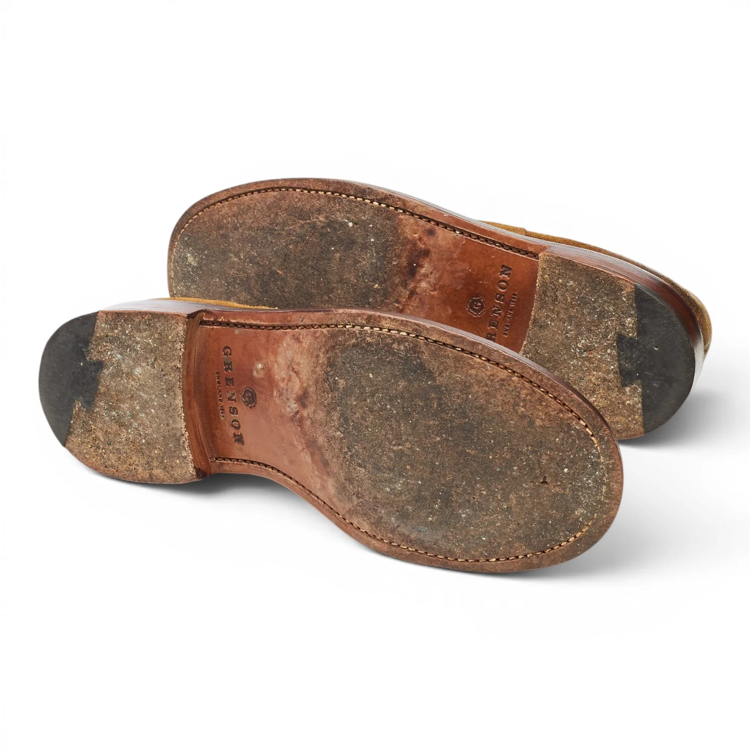 G:One Brown Waxed Suede Oxford UK 8 G - Image 5