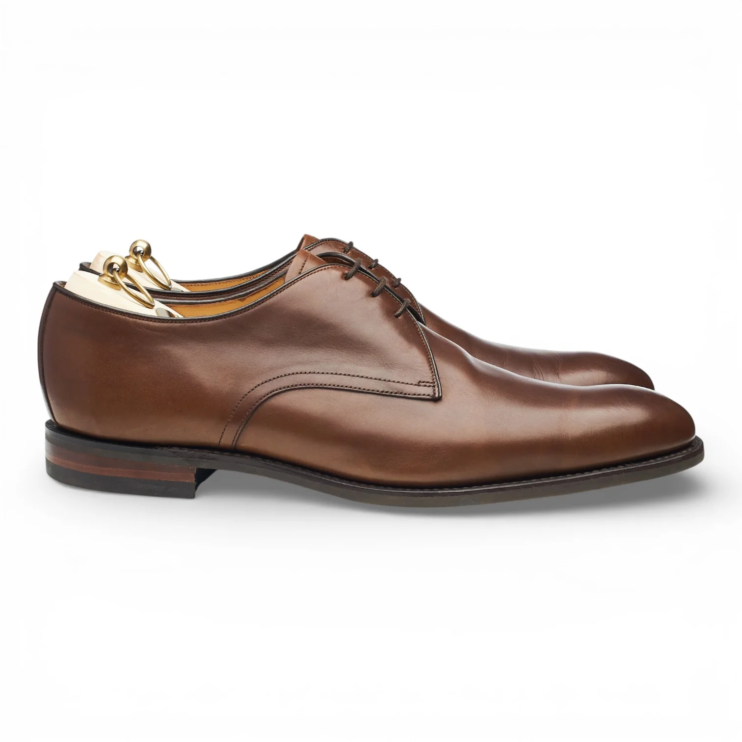 'Gable' Dark Brown Leather Derby UK 11.5 G