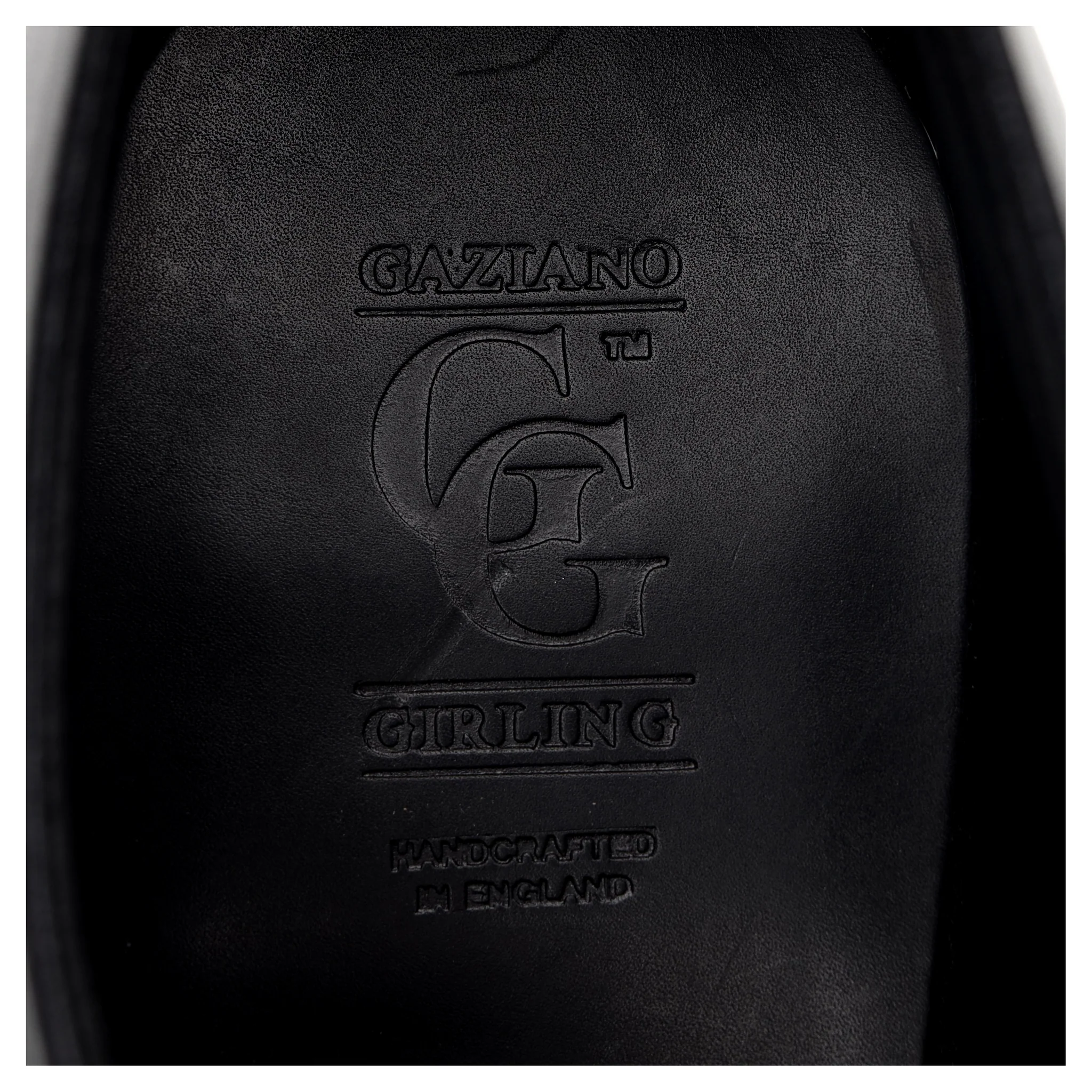'Sinatra' Black Leather Whoelcut Oxford UK 8 E - Image 12