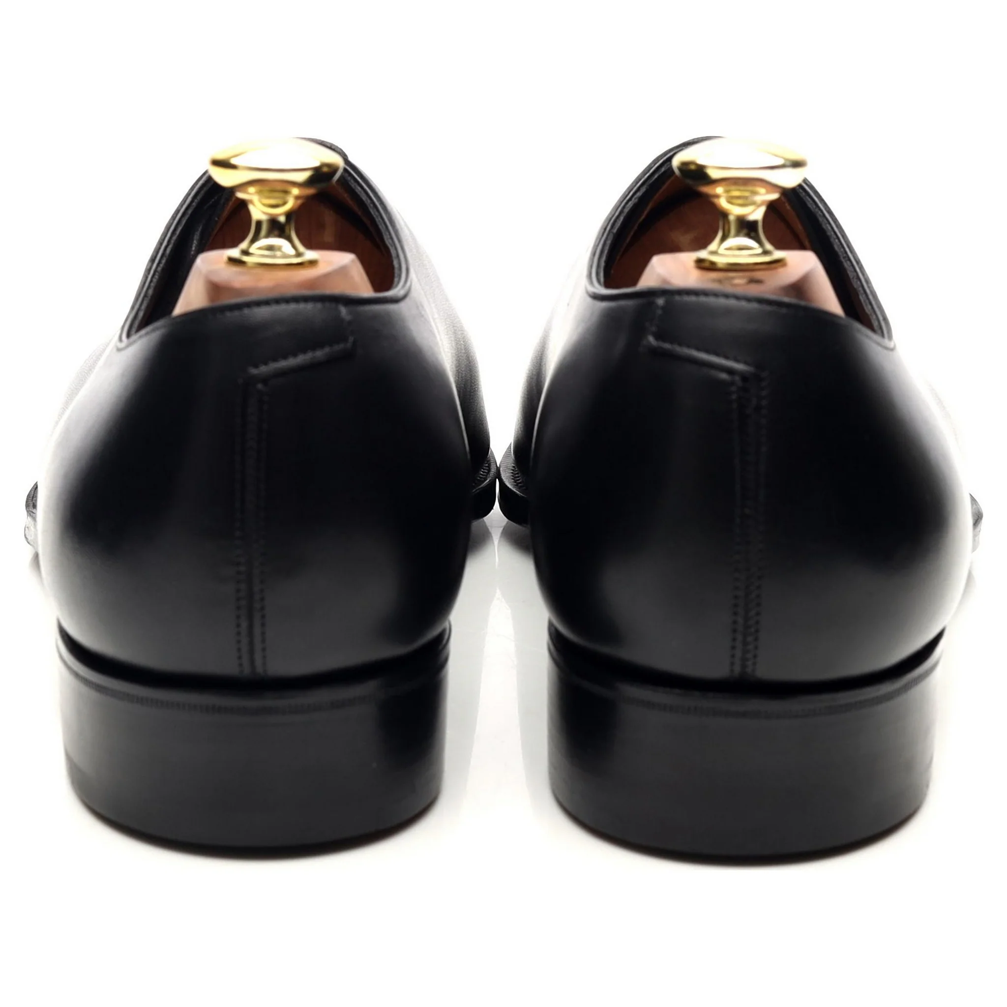 'Sinatra' Black Leather Whoelcut Oxford UK 8 E - Image 4