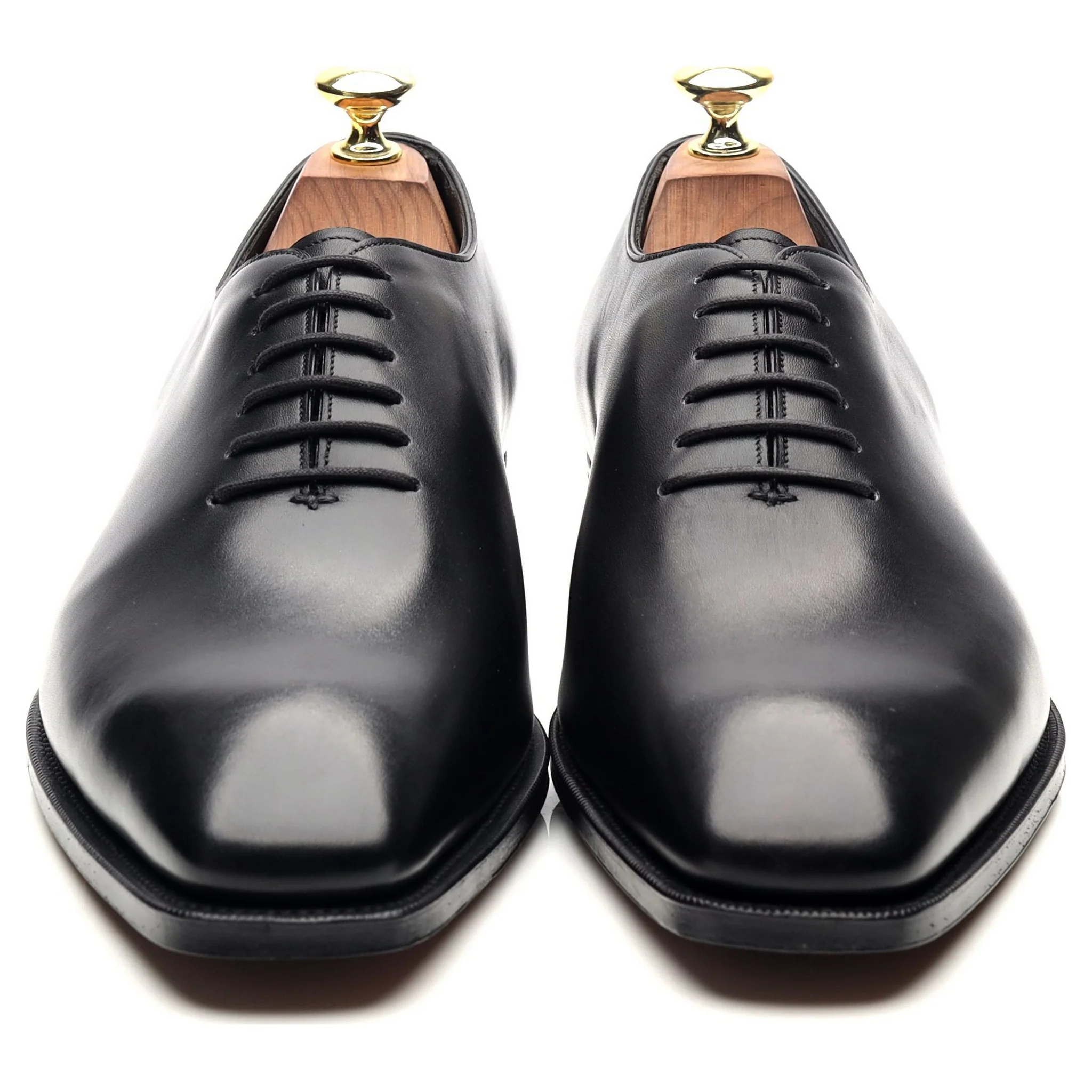 'Sinatra' Black Leather Whoelcut Oxford UK 8 E - Image 8