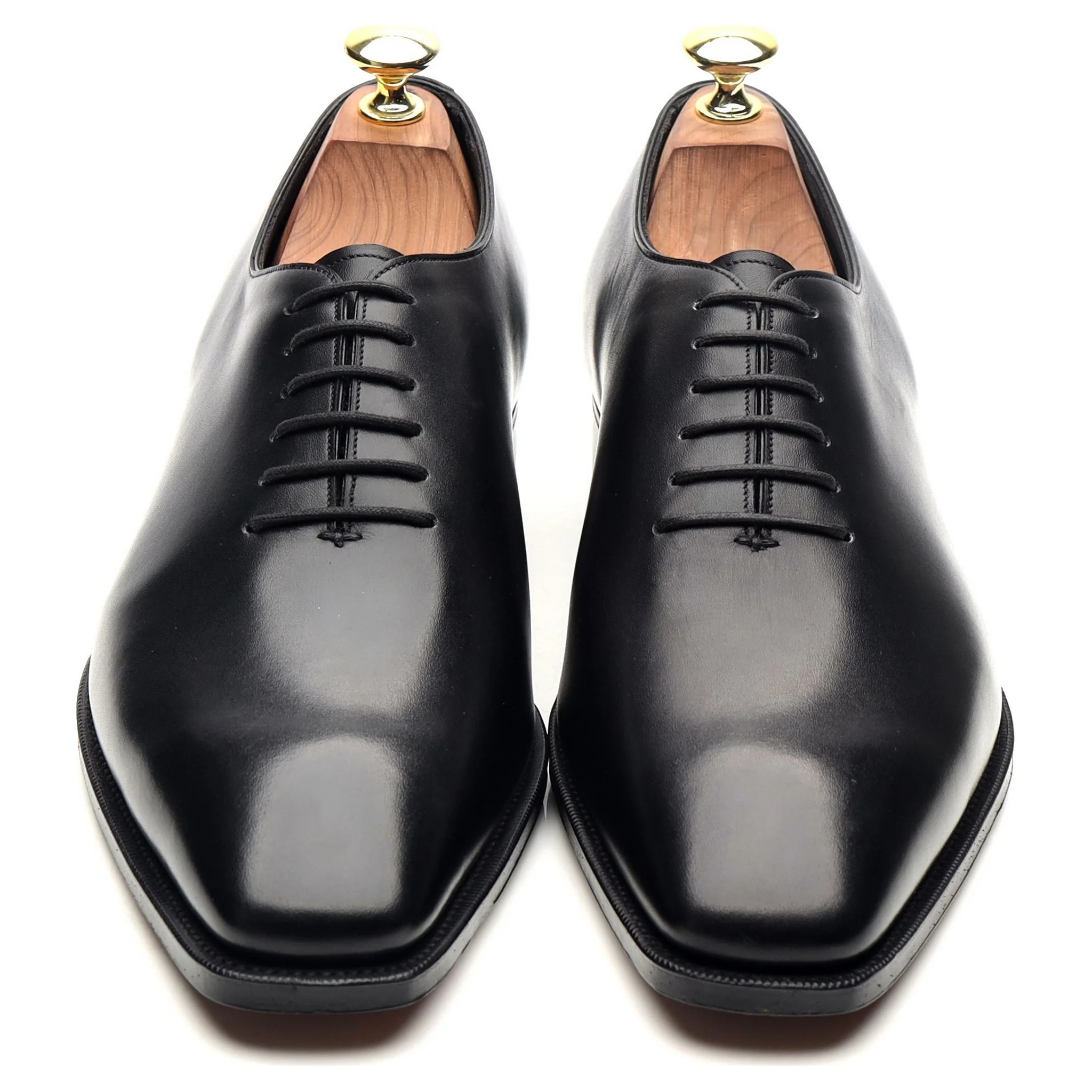 'Sinatra' Black Leather Whoelcut Oxford UK 8 E - Image 9