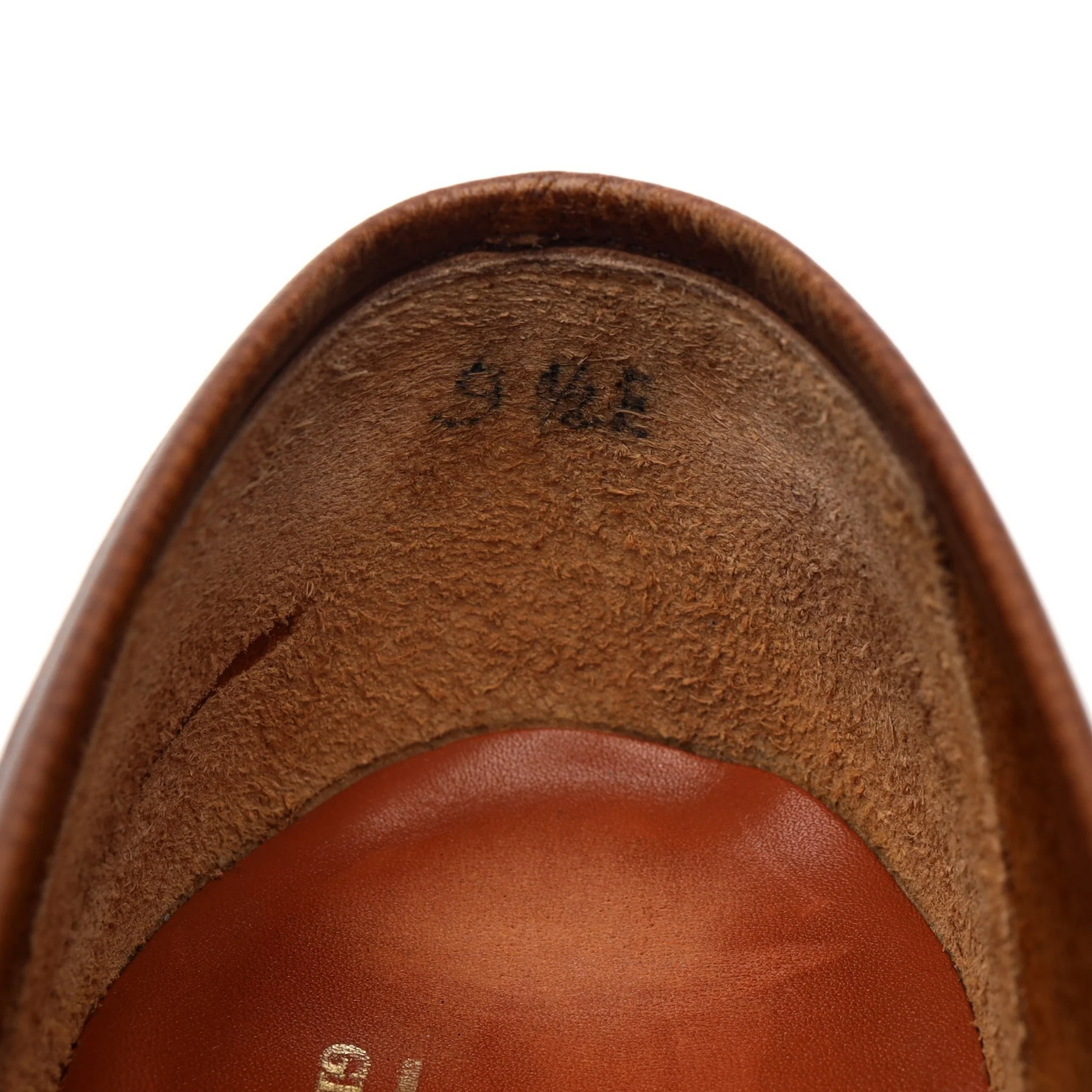 'George' Brown Grain Leather Loafers UK 9.5 E - Image 7