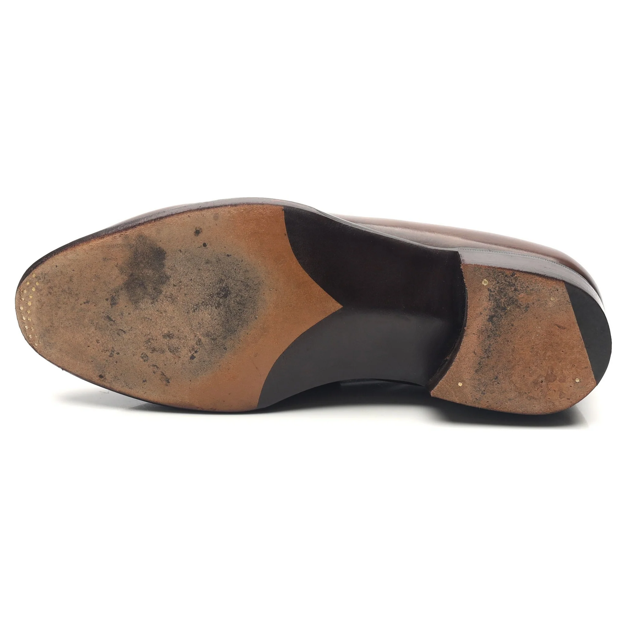 'Bradley II' Dark Brown Leather Loafers UK 5 E - Image 10