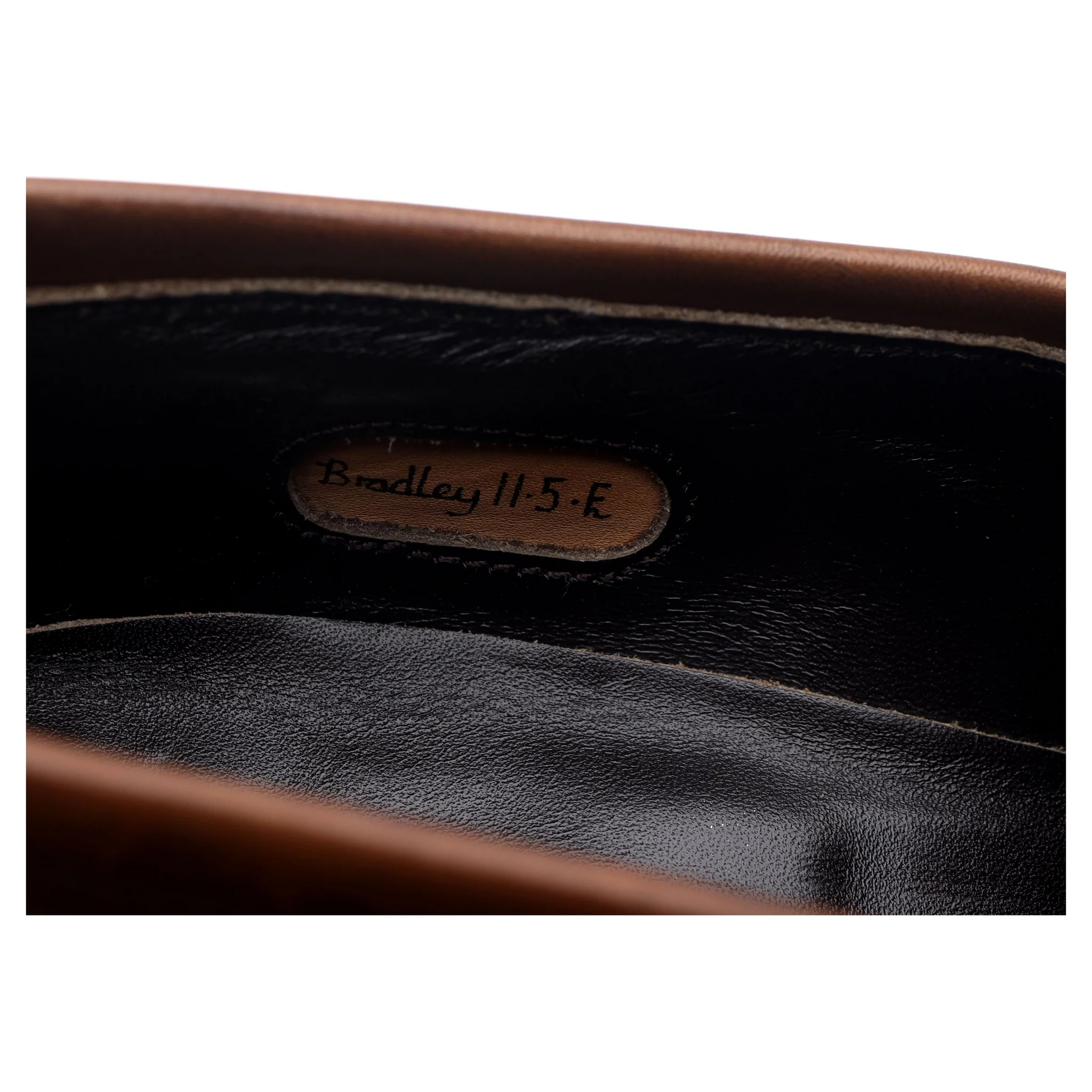 'Bradley II' Dark Brown Leather Loafers UK 5 E - Image 13