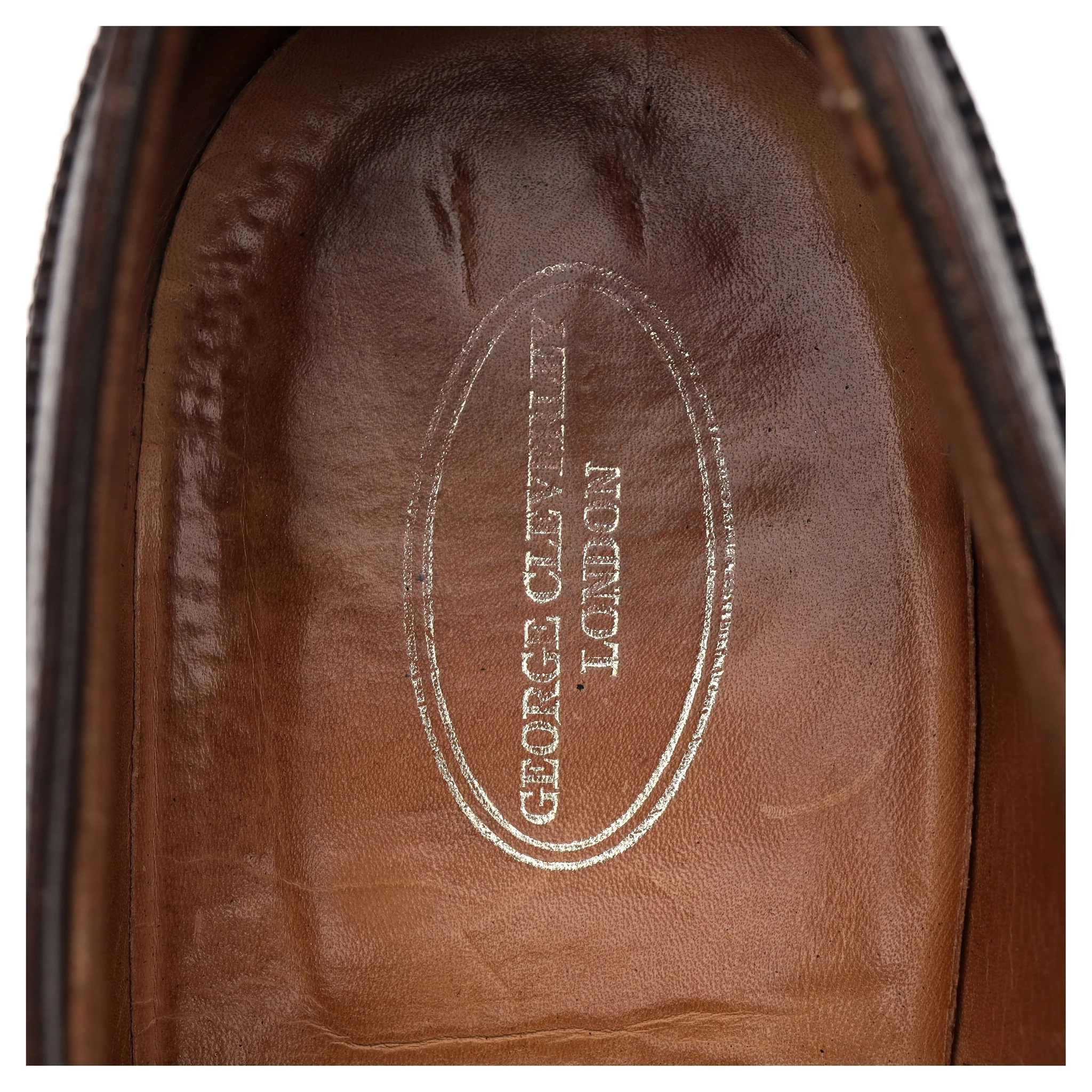 'Adam' Dark Brown Leather Oxford Brogues UK 9 E - Image 12