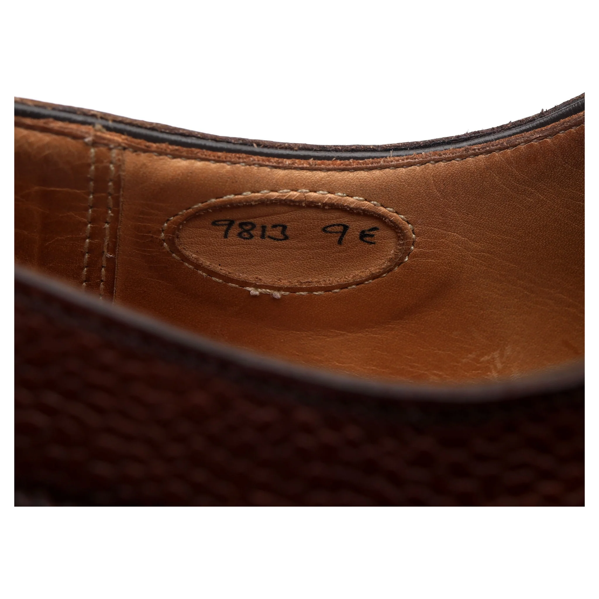 'Adam' Dark Brown Leather Oxford Brogues UK 9 E - Image 13