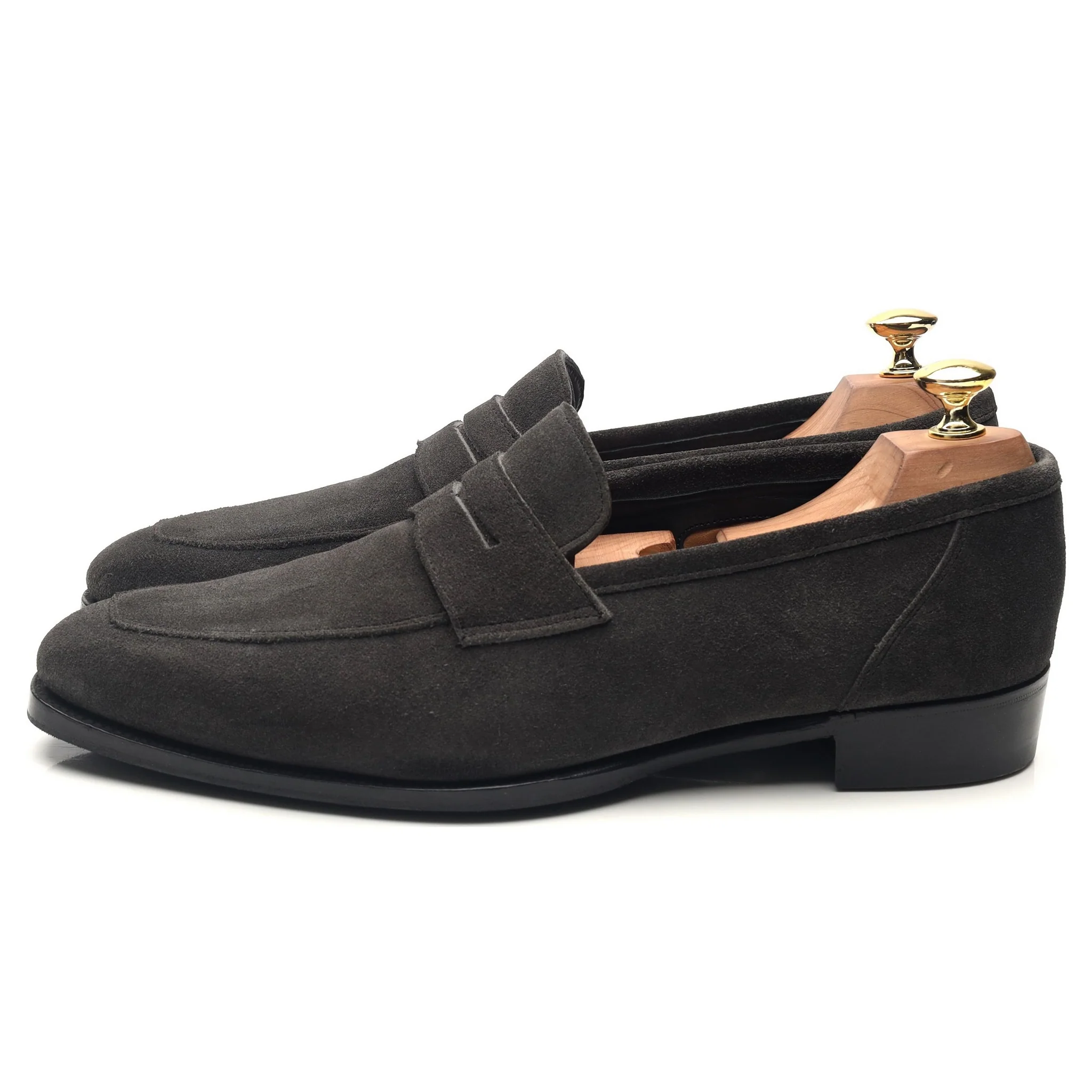 Kingsman 'Newport' Dark Grey Suede Loafers UK 8.5 E - Image 2