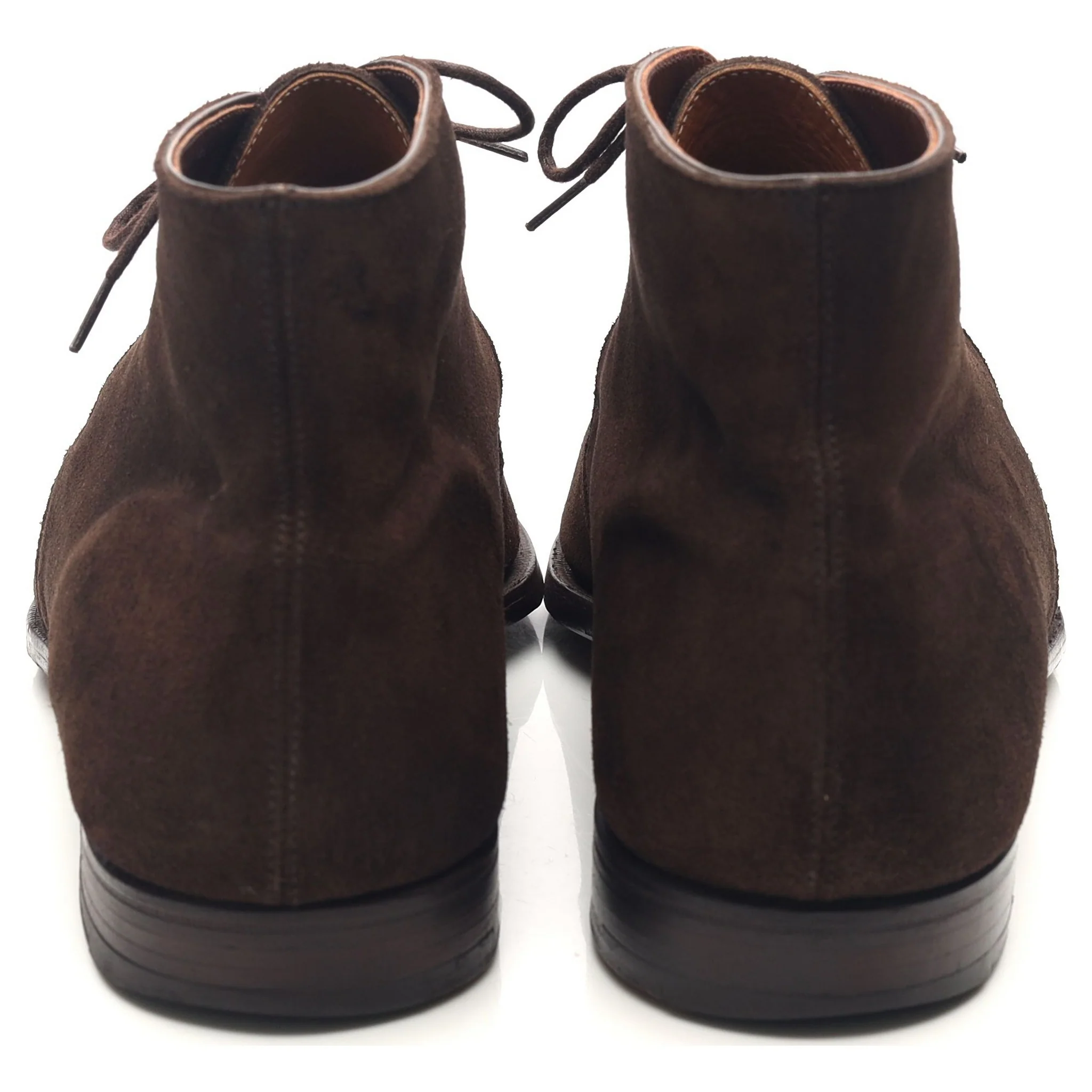 'Nathan' Dark Brown Suede Chukka Boots UK 9 E - Image 4