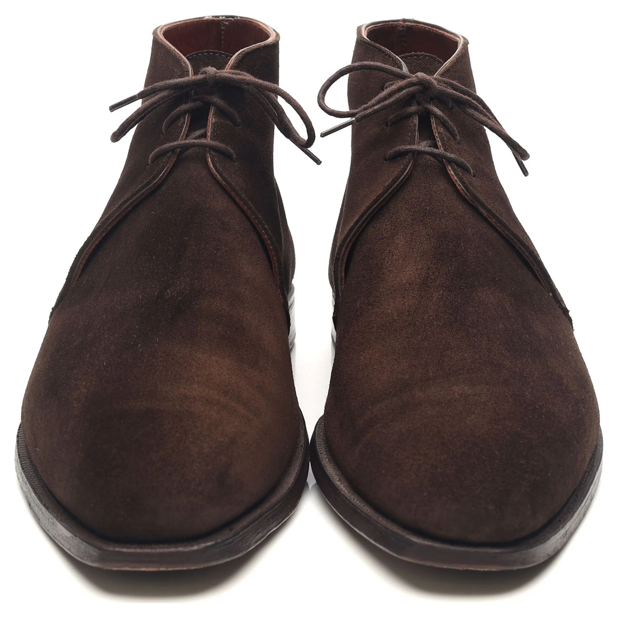 'Nathan' Dark Brown Suede Chukka Boots UK 9 E - Image 8