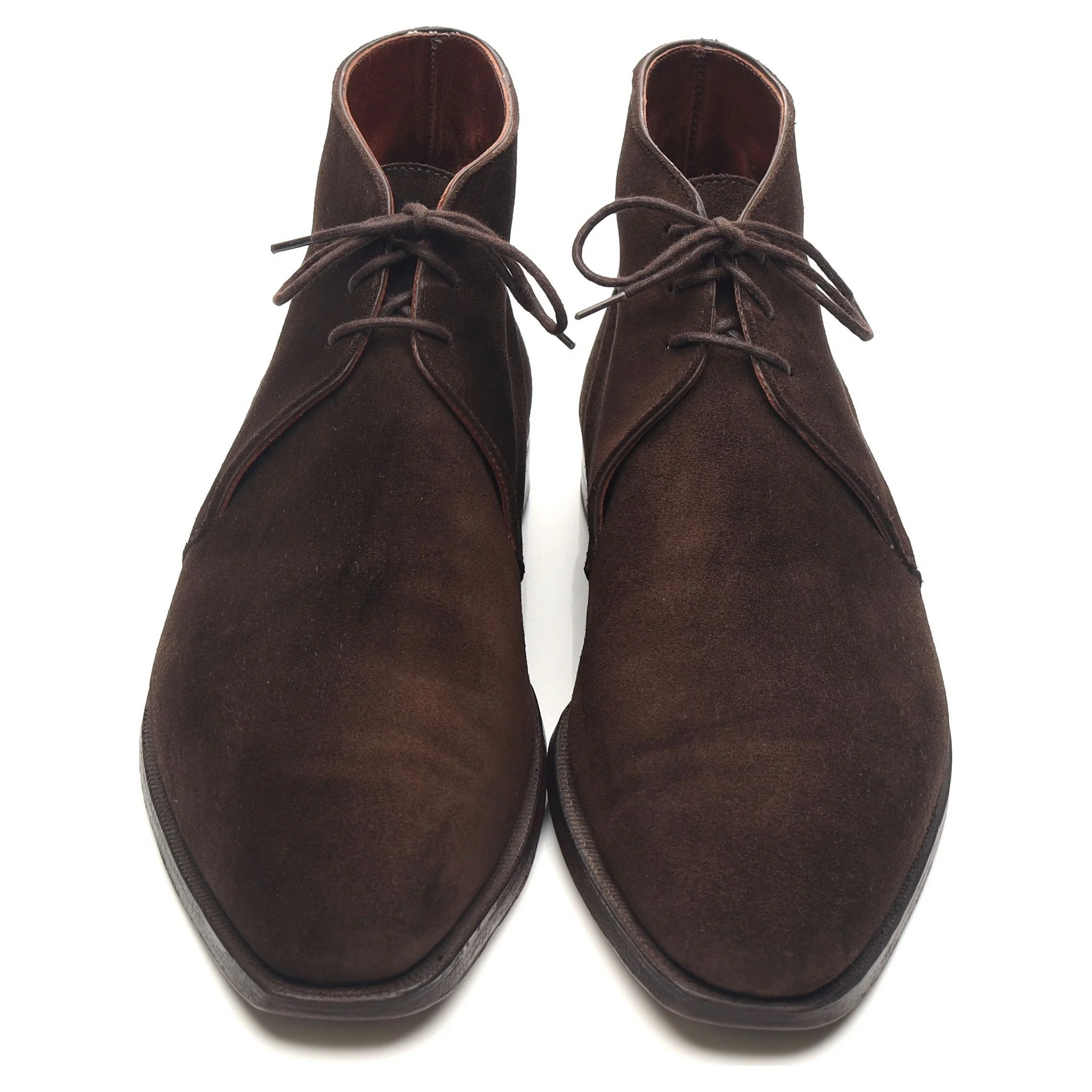 'Nathan' Dark Brown Suede Chukka Boots UK 9 E - Image 9