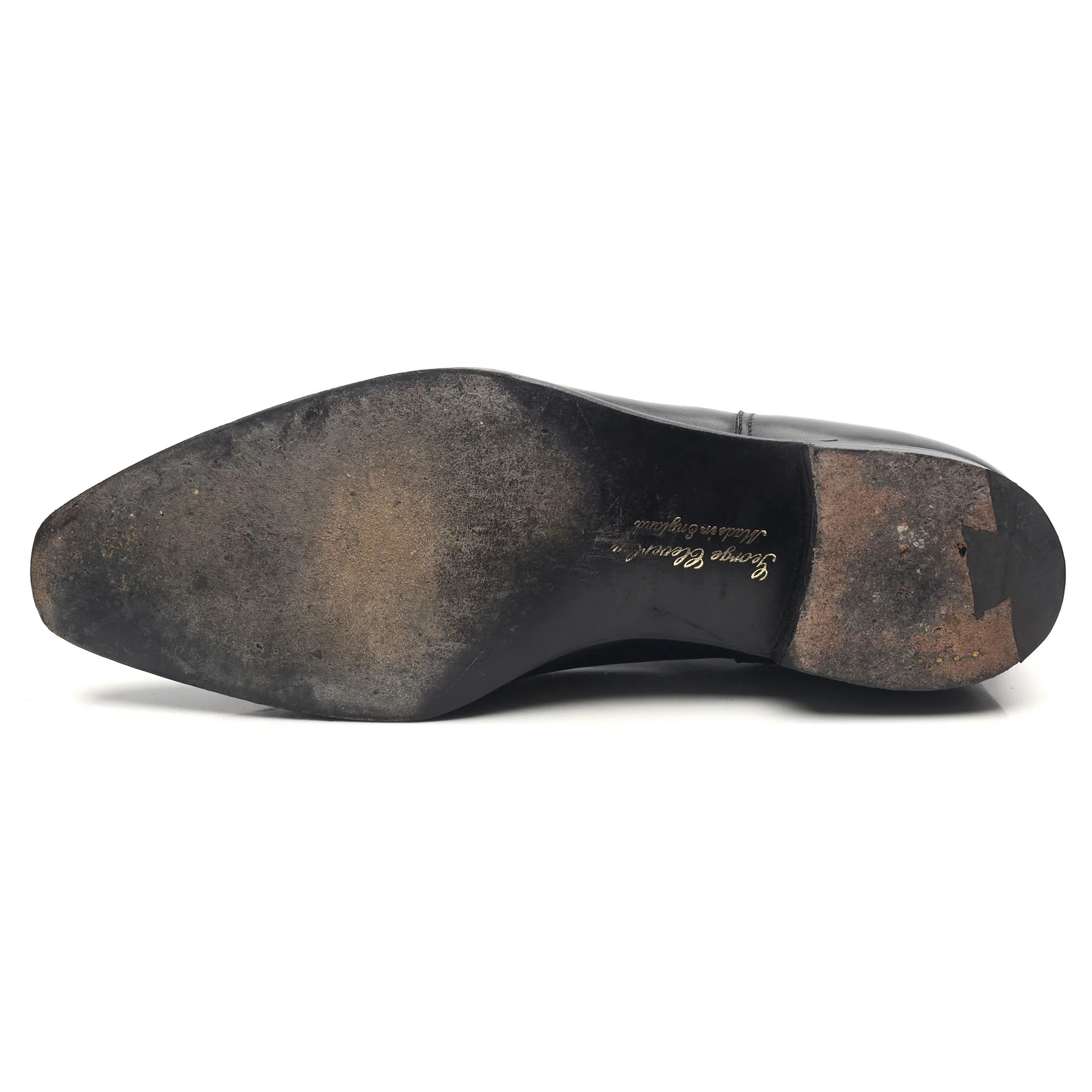 'Oliver' Black Leather Split Toe Derby UK 10.5 E - Image 10