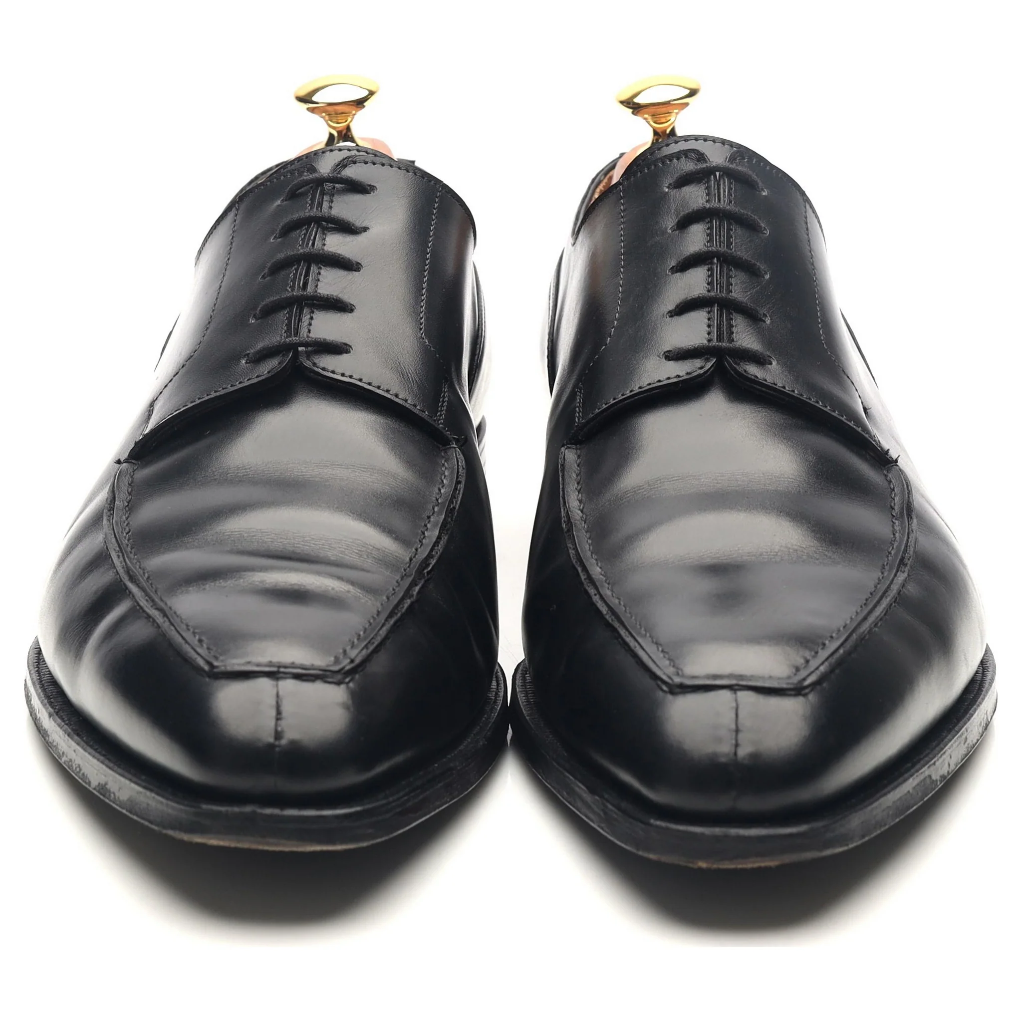 'Oliver' Black Leather Split Toe Derby UK 10.5 E - Image 8