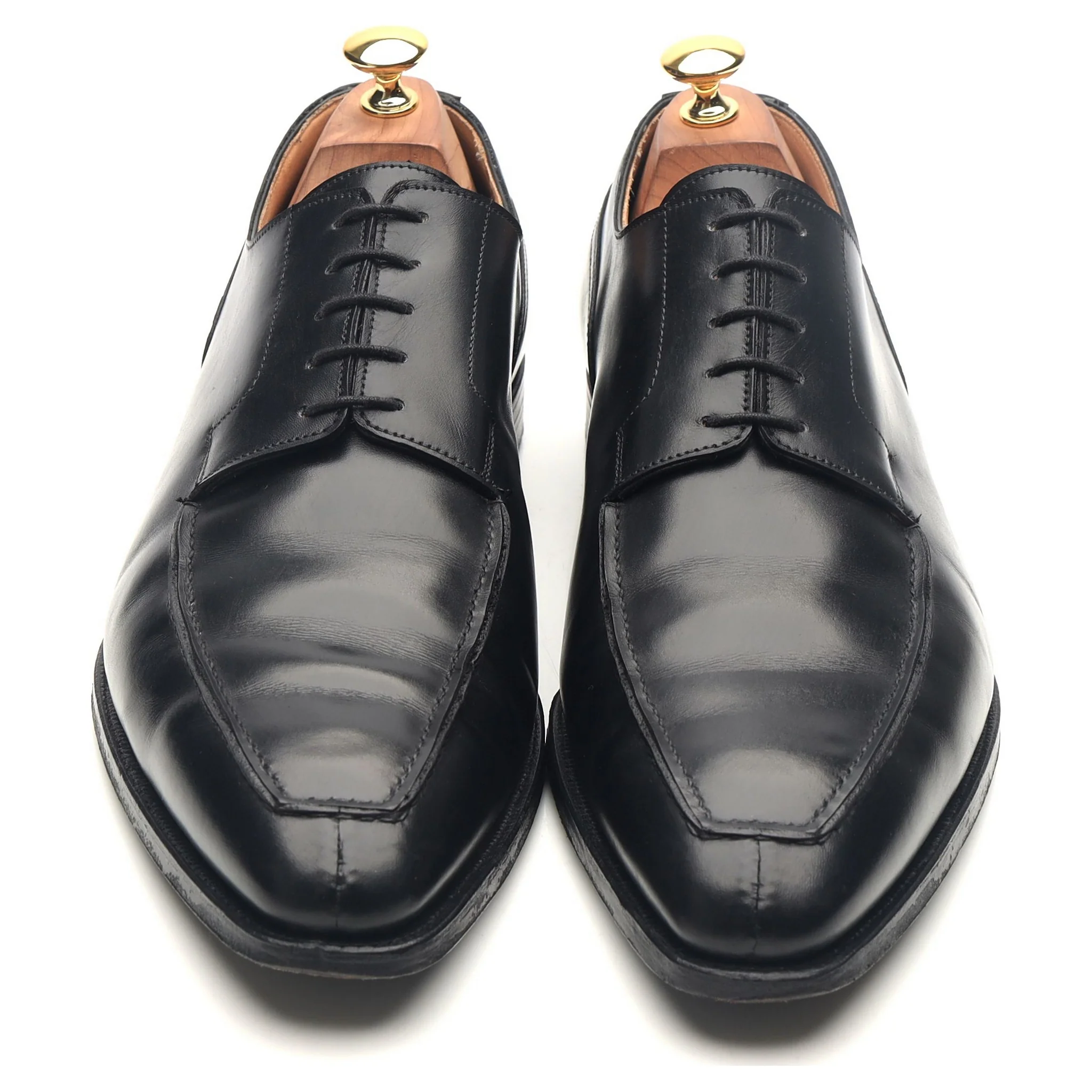 'Oliver' Black Leather Split Toe Derby UK 10.5 E - Image 9