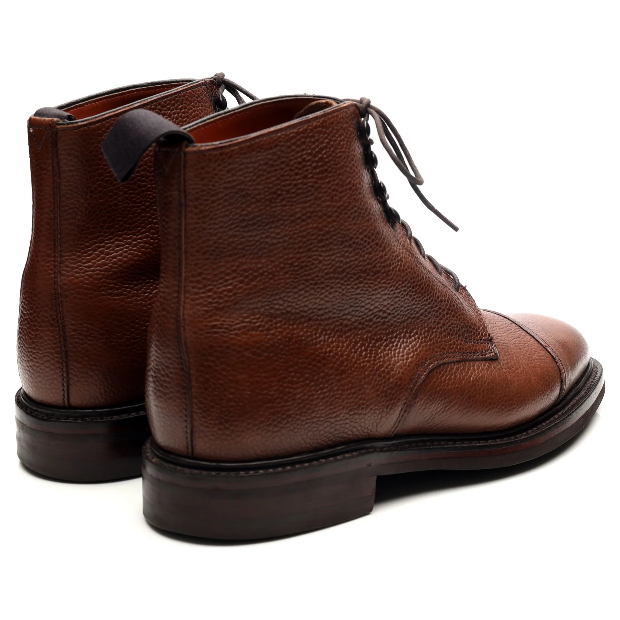 'Taron' Brown Leather Boots UK 6 E - Image 5