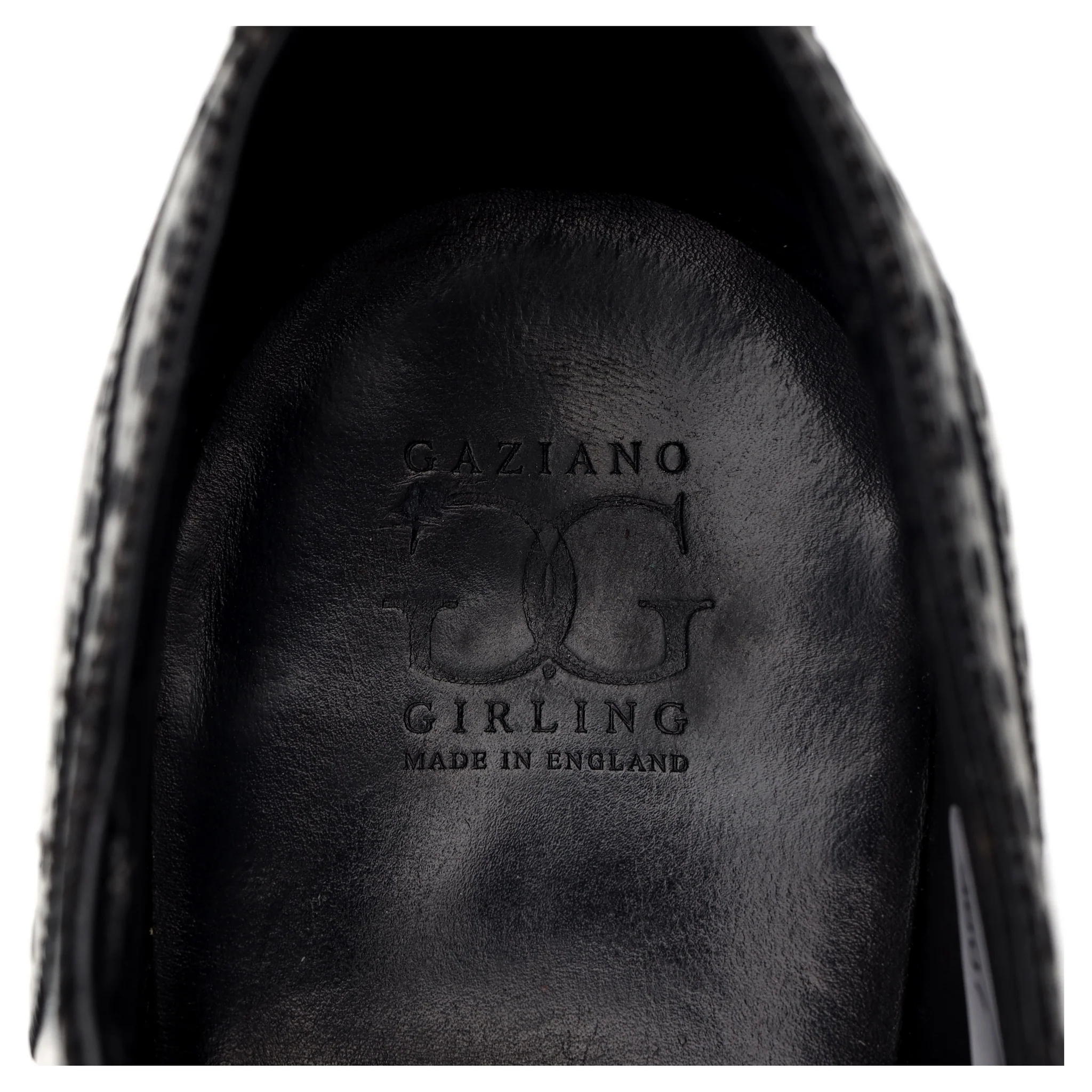 'St. James II' Black Leather Oxford Brogues UK 10 F - Image 12