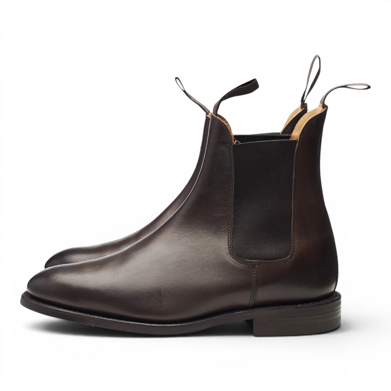 'Gigio' Dark Brown Leather Chelsea Boots UK 6 - Image 3