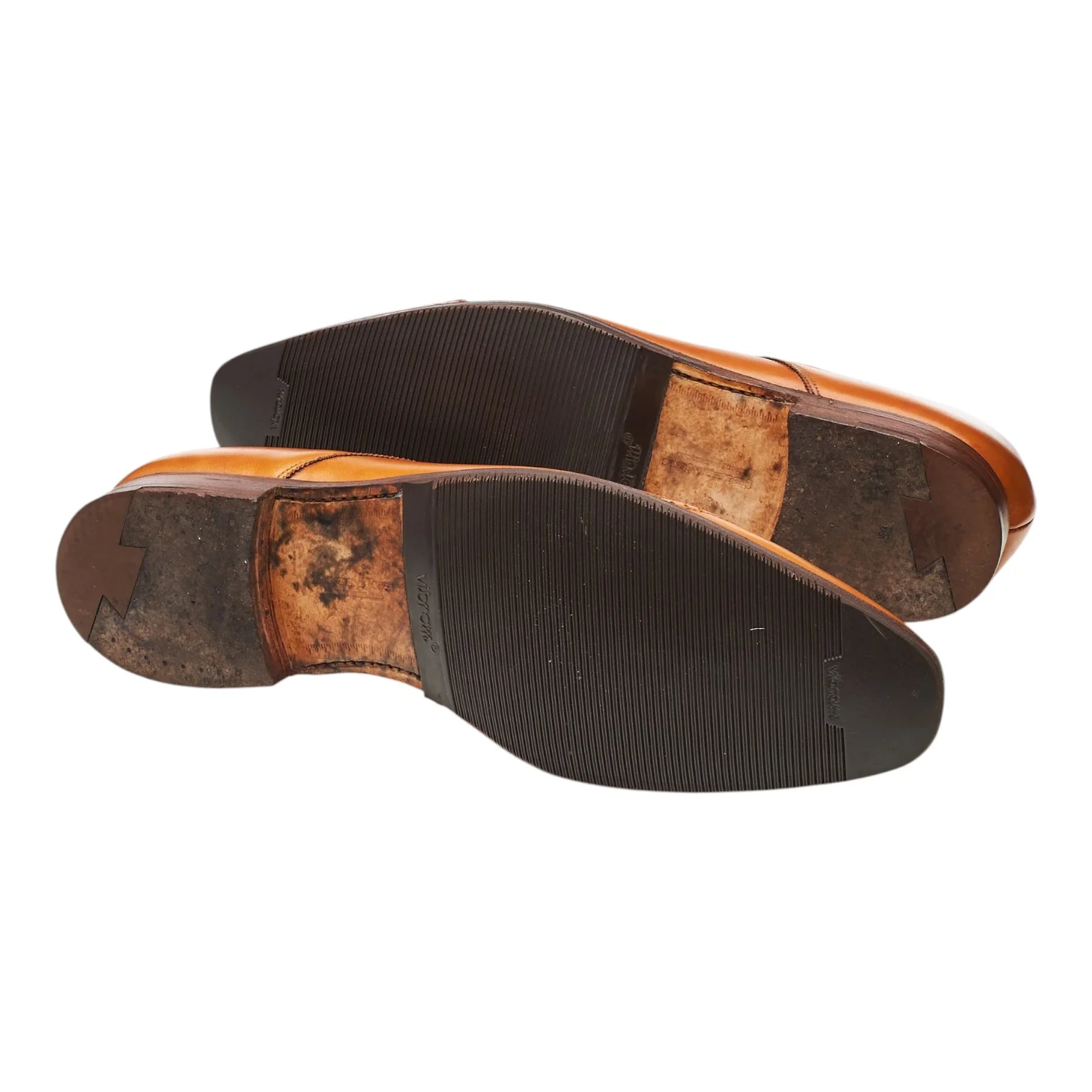 'Gilbert' Tan Brown leather Derby UK 10 E - Image 5