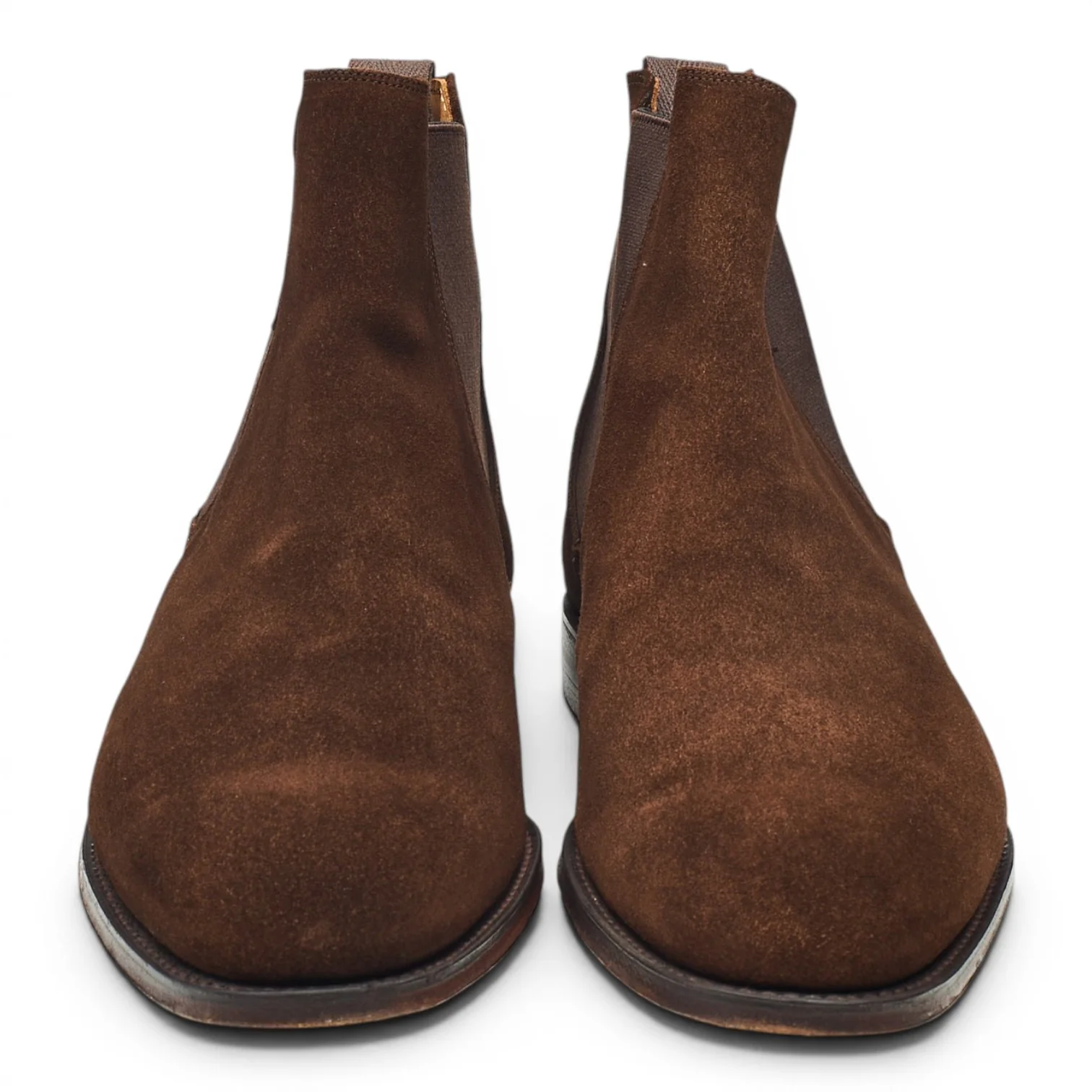 'Godfrey' Dark Brown Suede Chelsea Boots UK 9 F - Image 2
