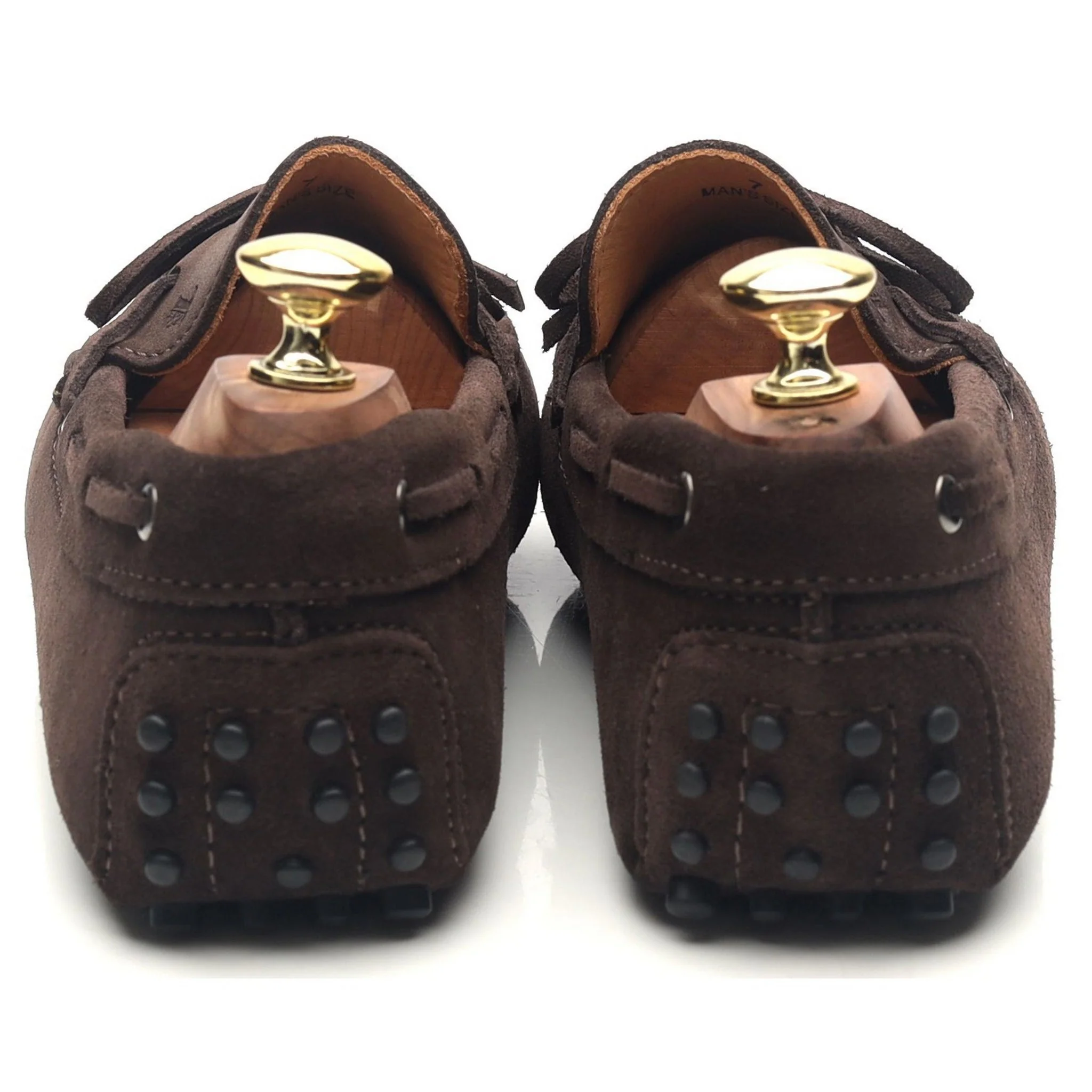 Gommino Brown Suede Driving Loafers UK 9 - Image 4