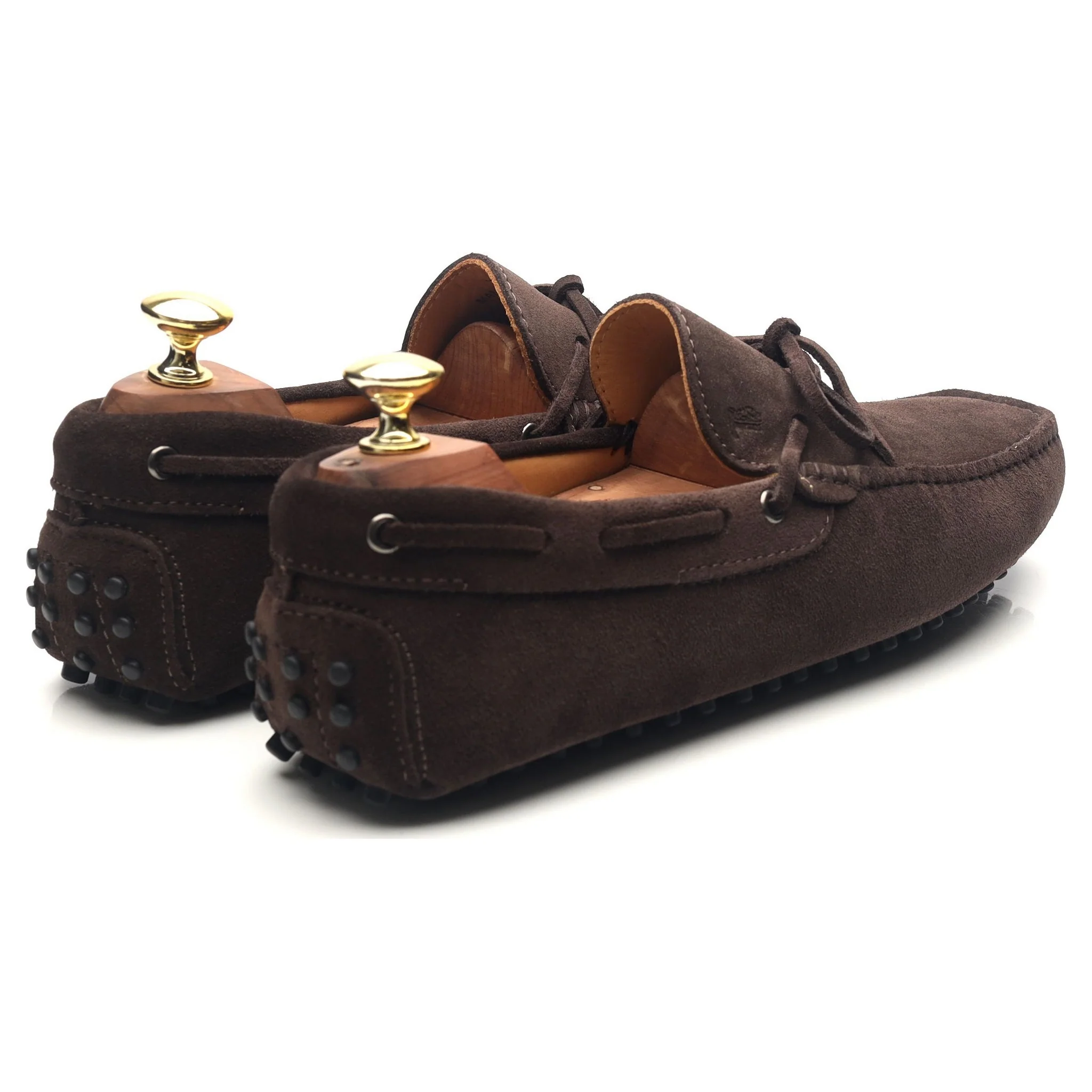 Gommino Brown Suede Driving Loafers UK 9 - Image 5