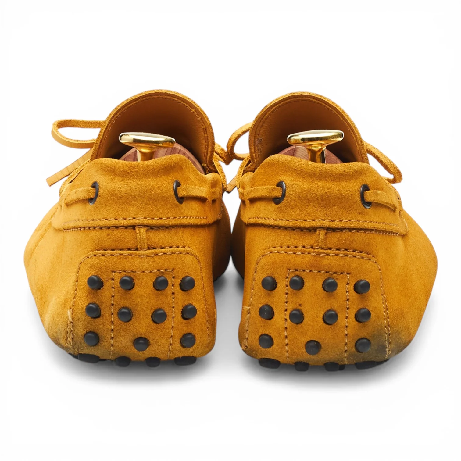 Gommino Yellow Suede Driving Loafers UK 9 - Image 4