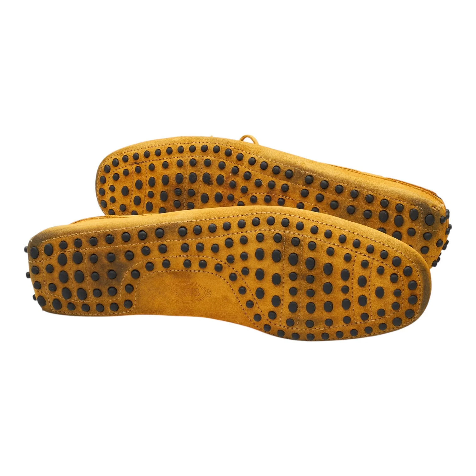 Gommino Yellow Suede Driving Loafers UK 9 - Image 5