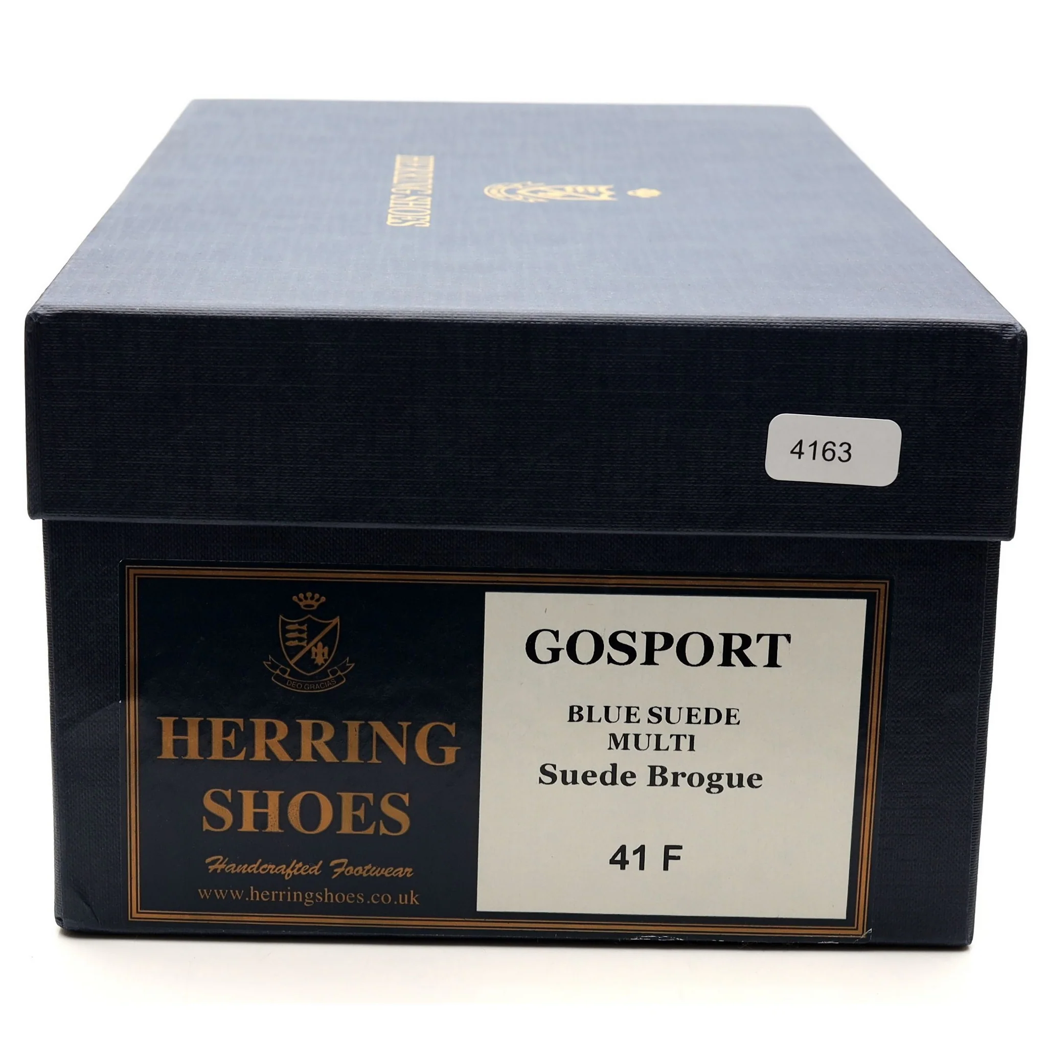 'Gosport' Navy Blue Suede Derby Brogues UK 7 F - Image 14