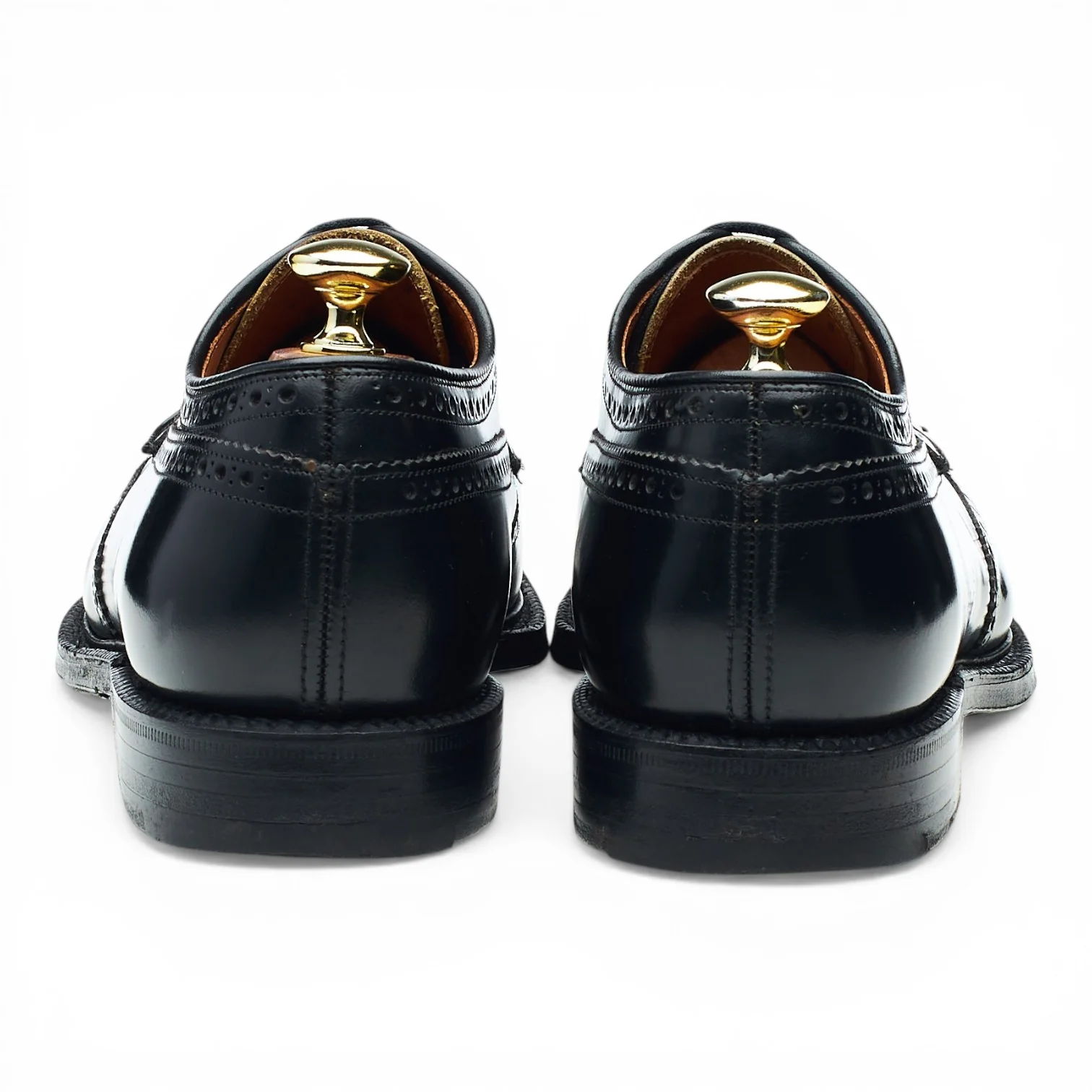 'Grafton' Black Leather Derby Brogues UK 7.5 F - Image 4