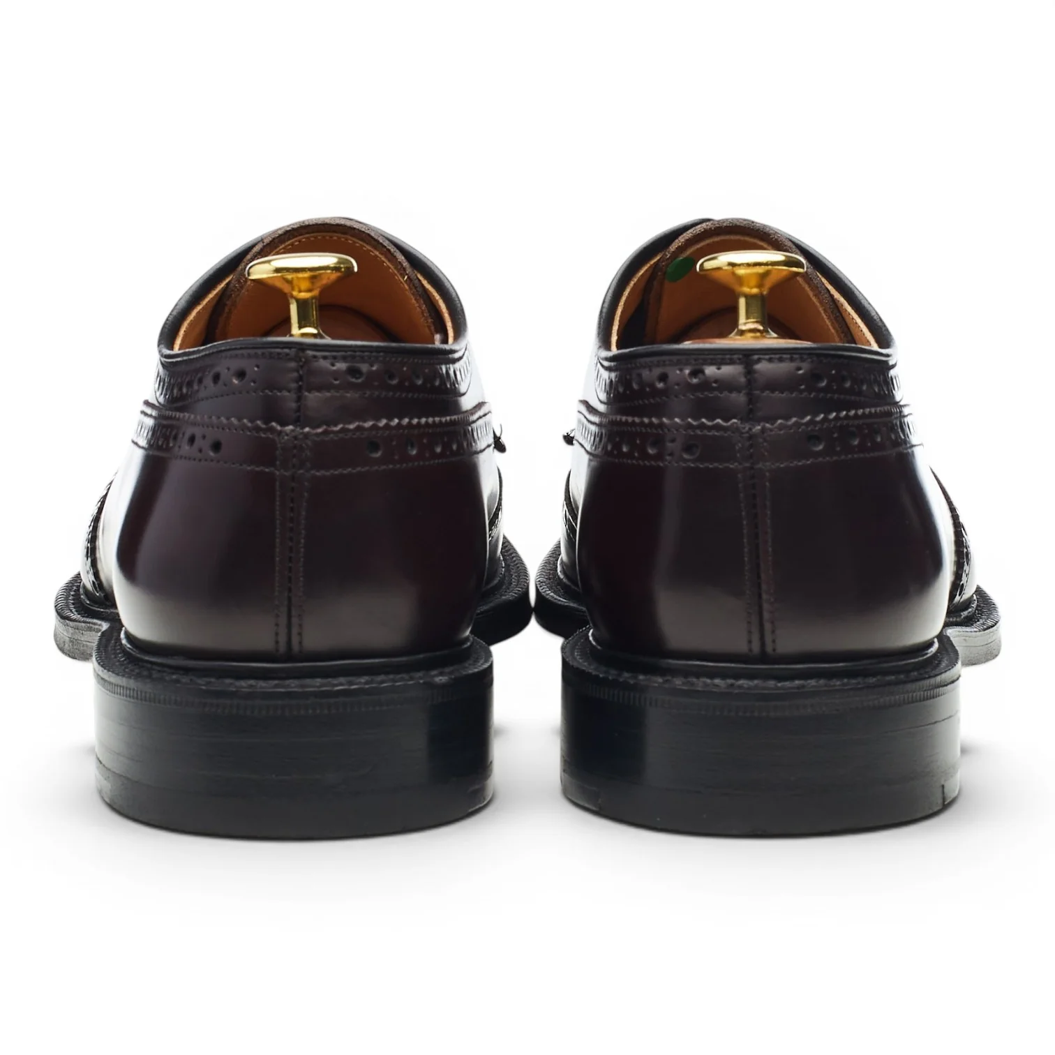 'Grafton' Burgundy Leather Derby Brogues UK 8.5 F - Image 4
