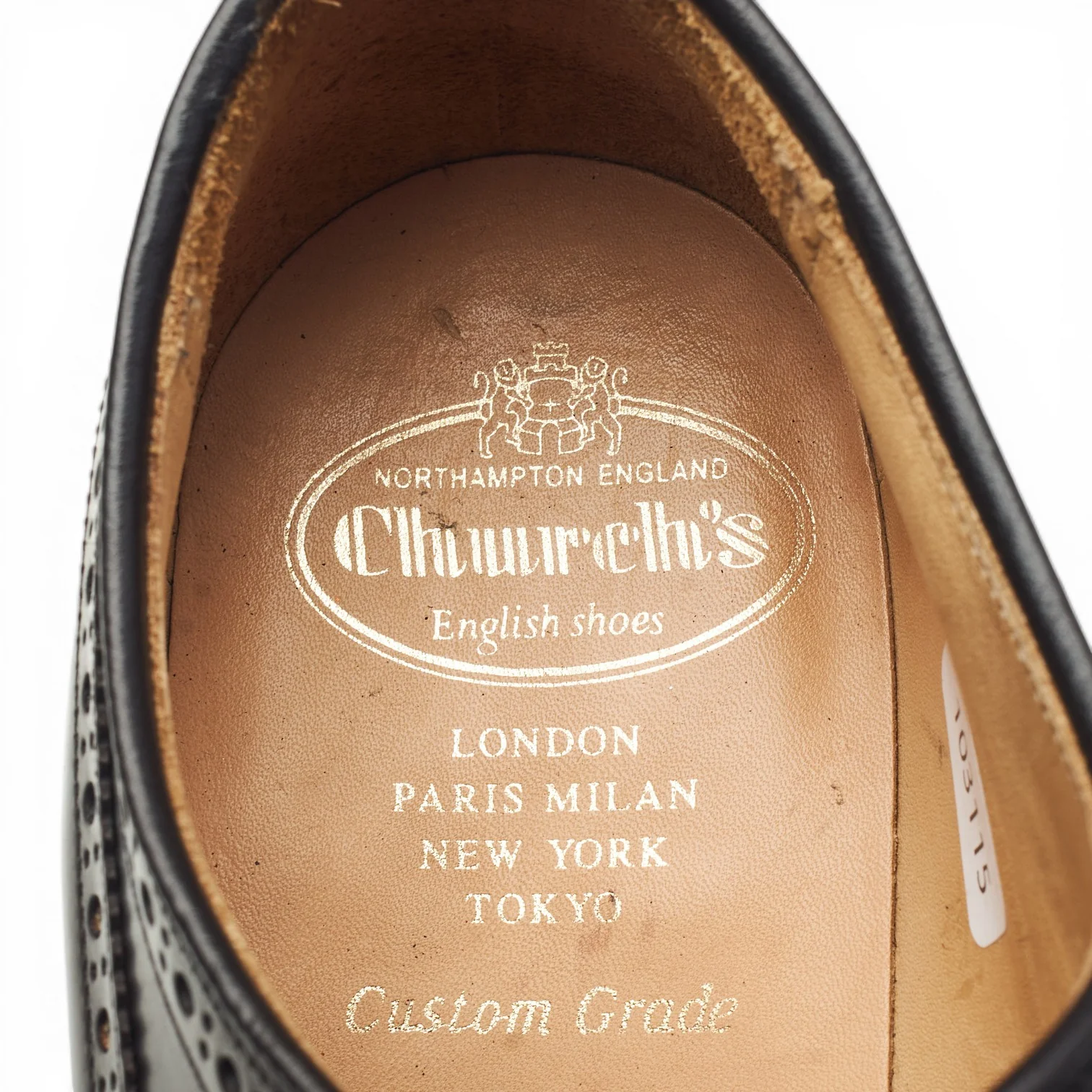 'Grafton' Dark Brown Leather Derby Brogues UK 8.5 F - Image 6